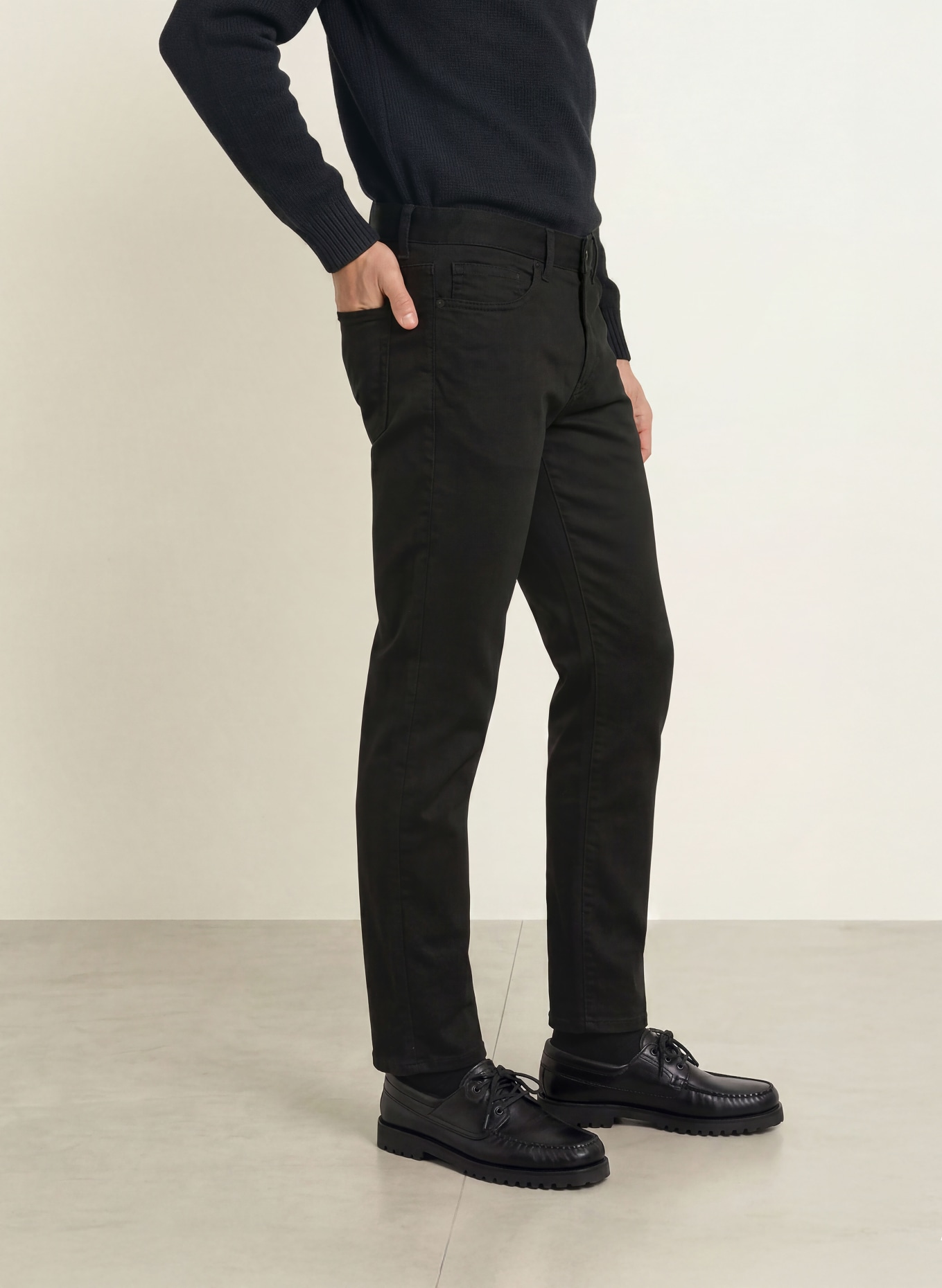 BOSS Jeans DELAWARE Slim Fit: SCHWARZ