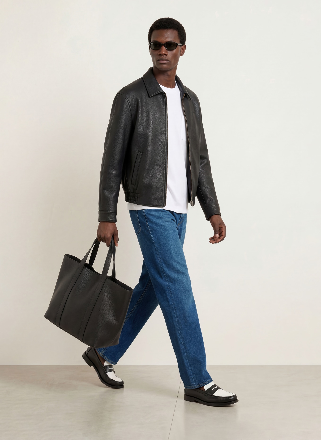 HUGO Džíny JONAH Straight Fit: 429 MEDIUM BLUE