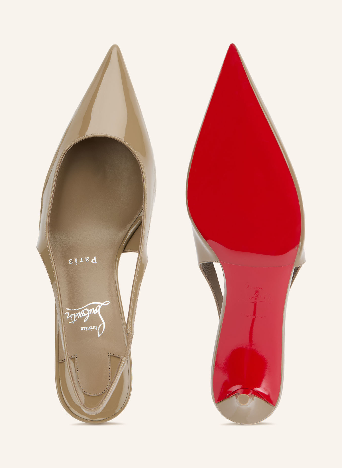 Christian Louboutin Slingpumps MISS Z: TAUPE