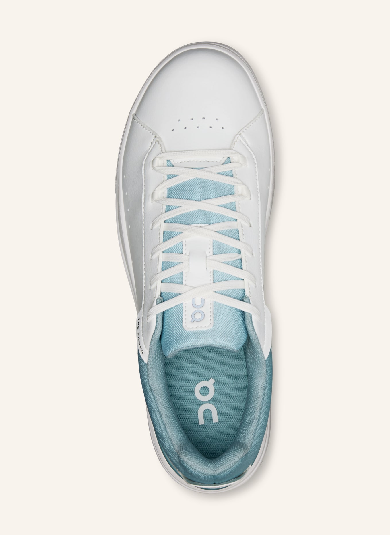 On Adidași THE ROGER ADVANTAGE: ALB / ALBASTRU DESCHIS