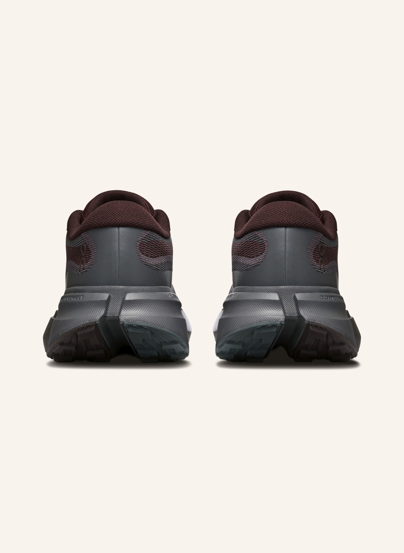 On Sneaker CLOUDSOMA HIKE: DUNKELROT / DUNKELGRAU