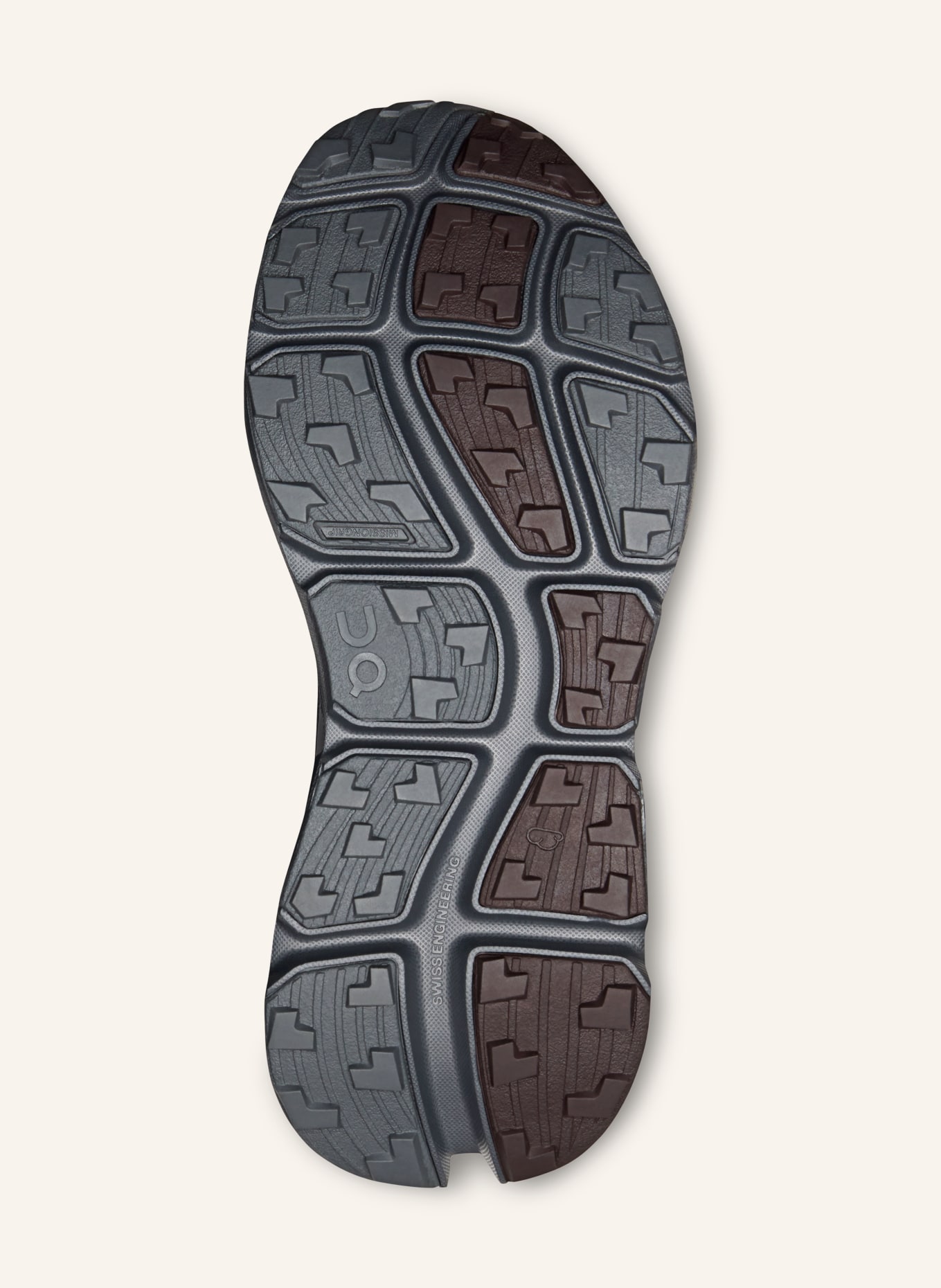 On Sneaker CLOUDSOMA HIKE: DUNKELROT / DUNKELGRAU