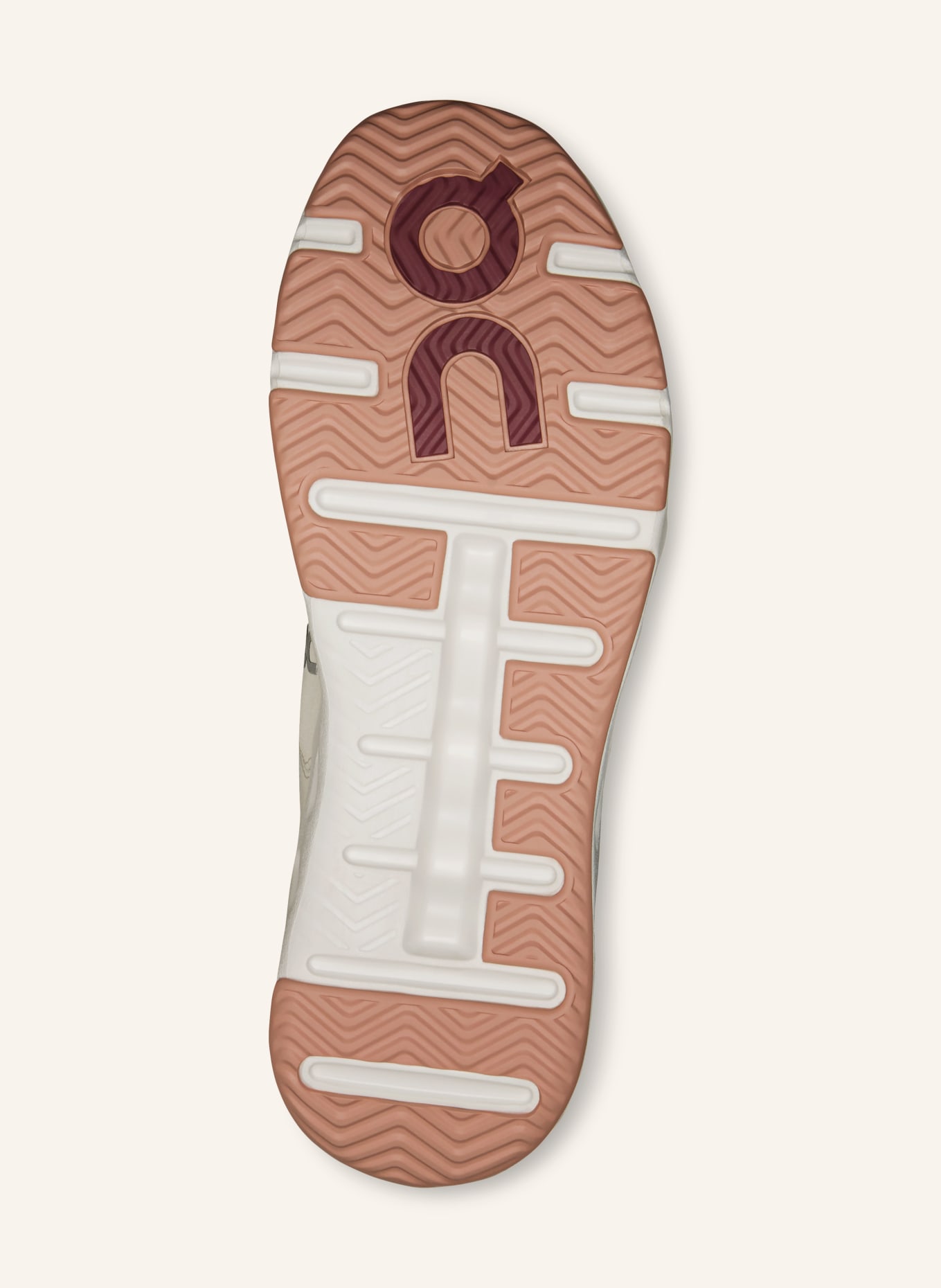 On Sneaker THE ROGER WILDCARD: WEISS / ROSÉ