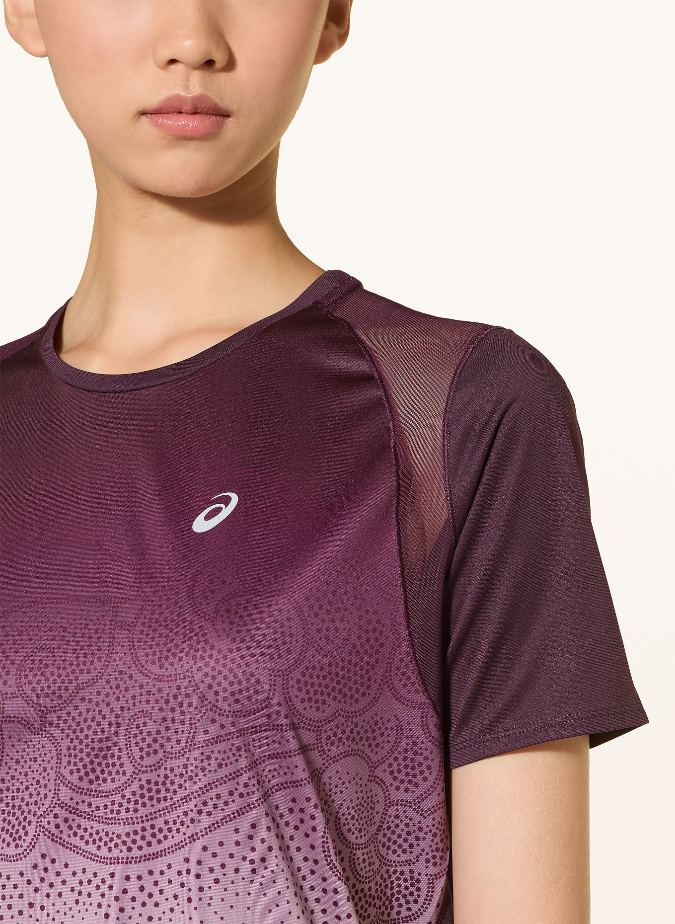 ASICS Koszulka funkcyjna ROAD FADE: FIOLETOWY / RÓŻOWY