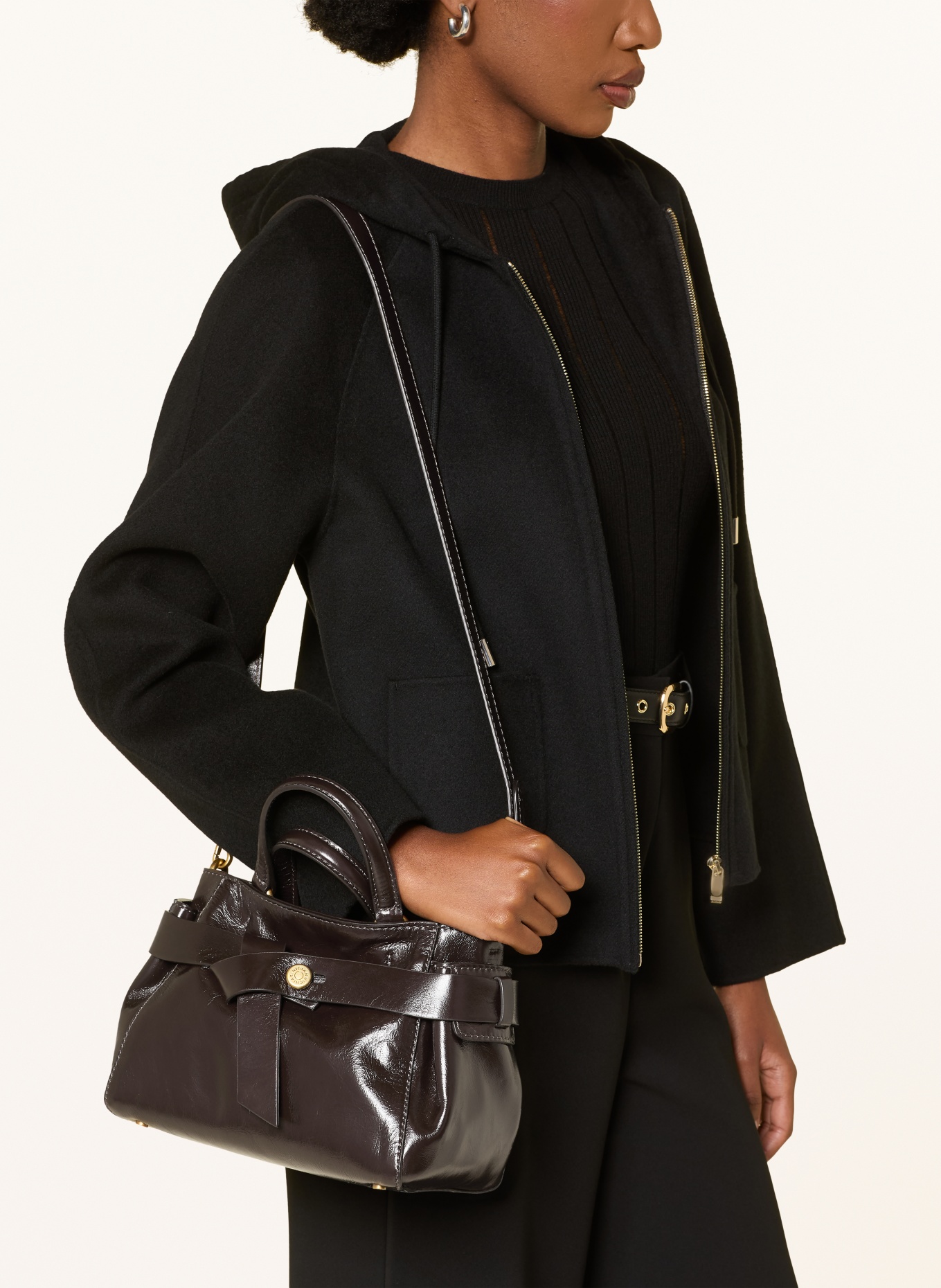 GIANNI CHIARINI MIRANDA Handbag: DARK BROWN