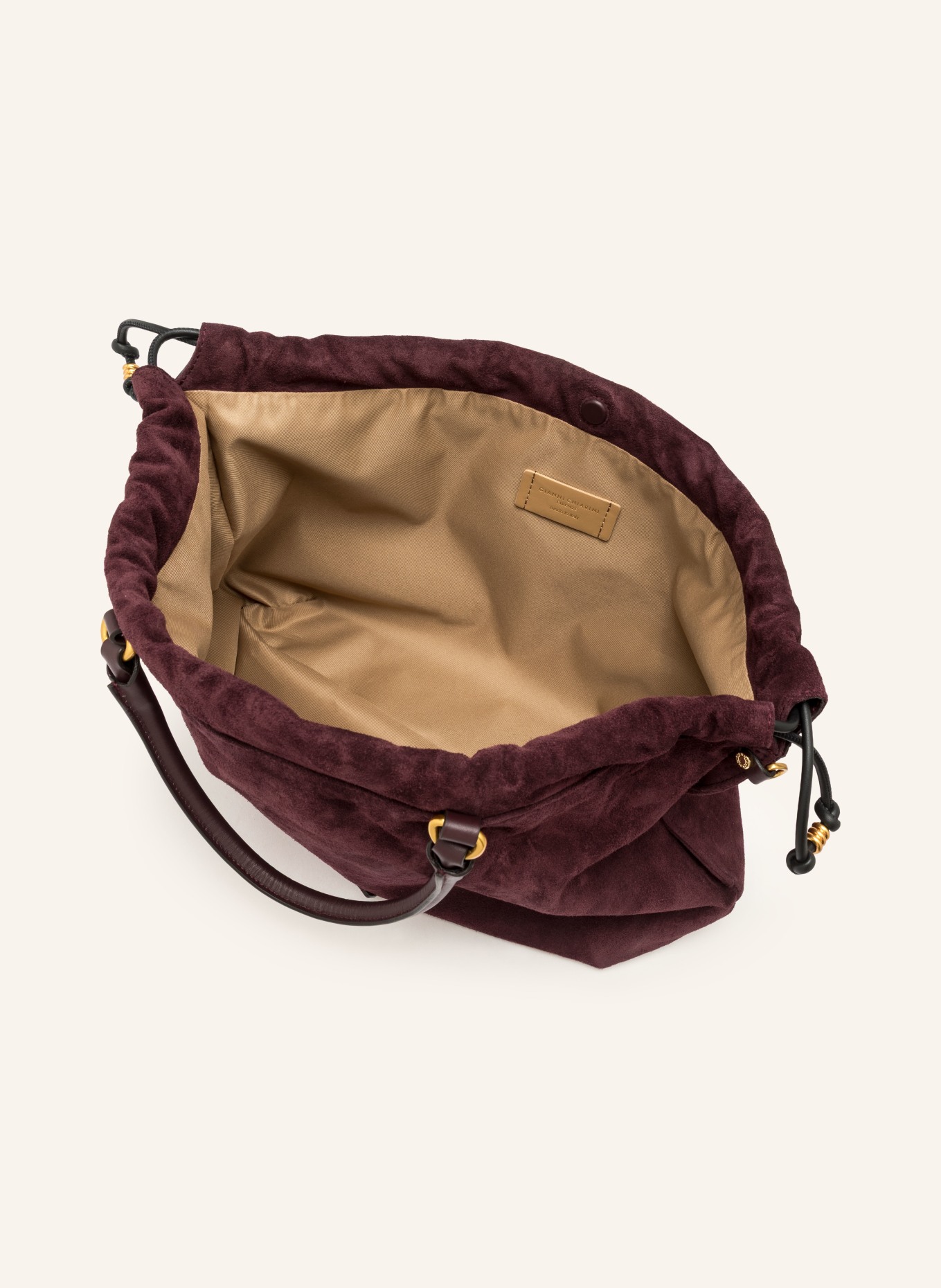 GIANNI CHIARINI Buideltas MORGANA LARGE: DONKERROOD / GOUD