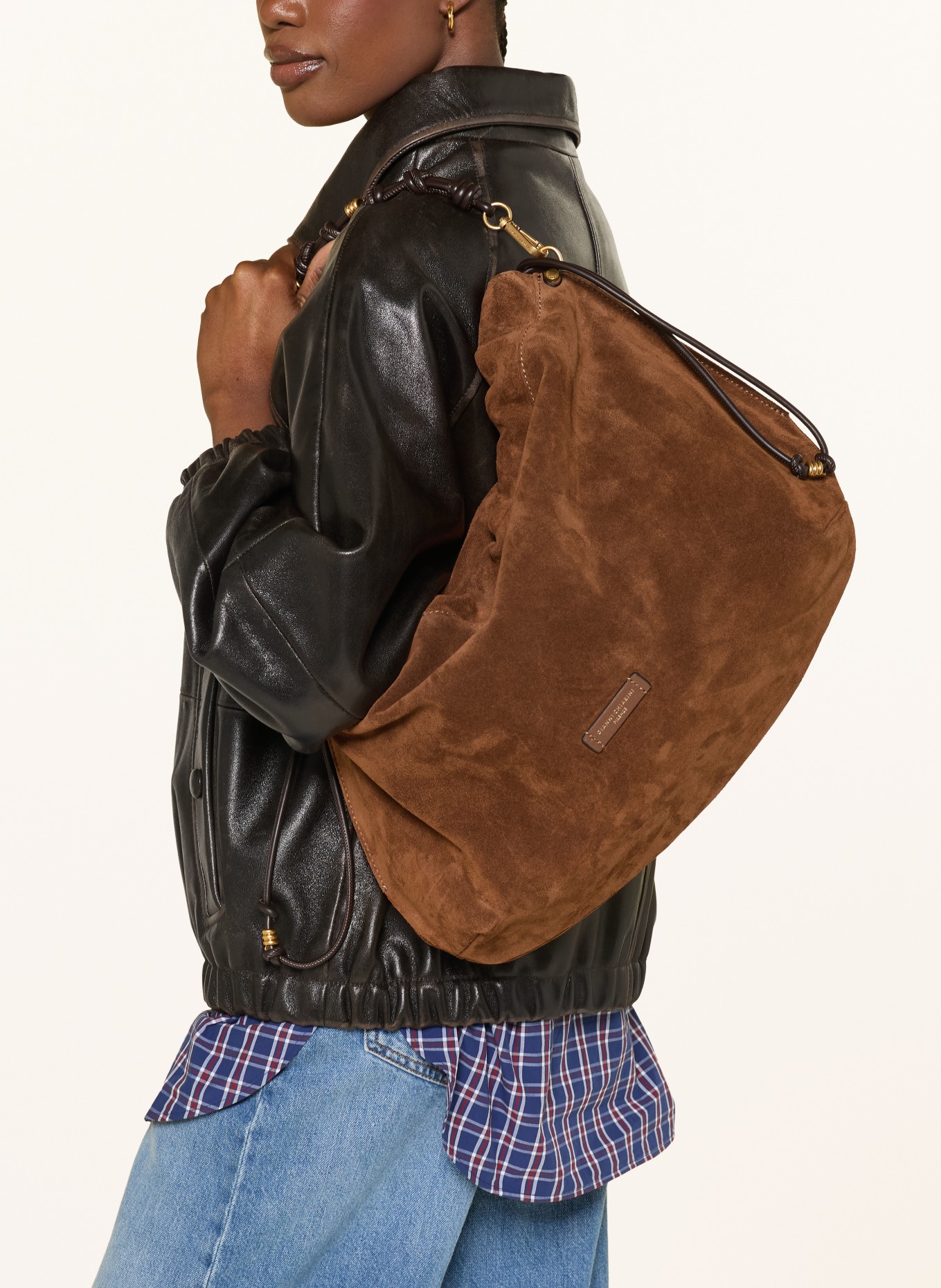 GIANNI CHIARINI Buideltas MORGANA: MARRON FONCÉ / GOUD