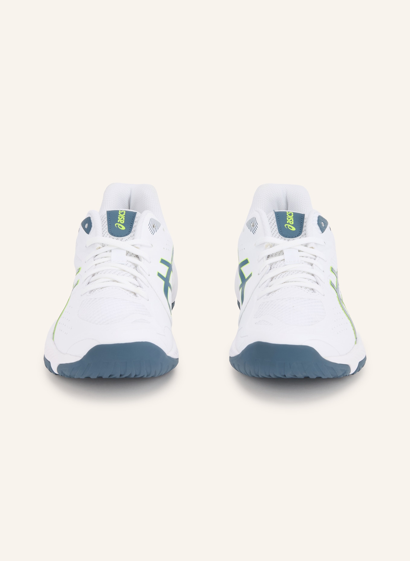 ASICS Indoorschoenen BEYOND FF 2: WIT / NEONGEEL / DONKERBLAUW