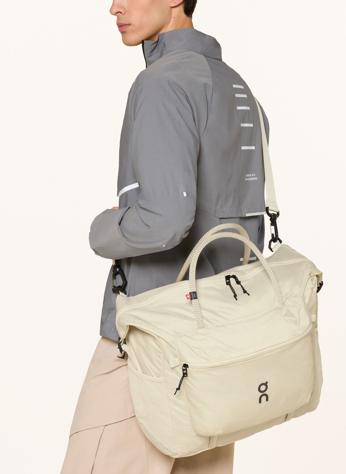 On Sporttas TRACK PACK LITE 35 l: CRÈME