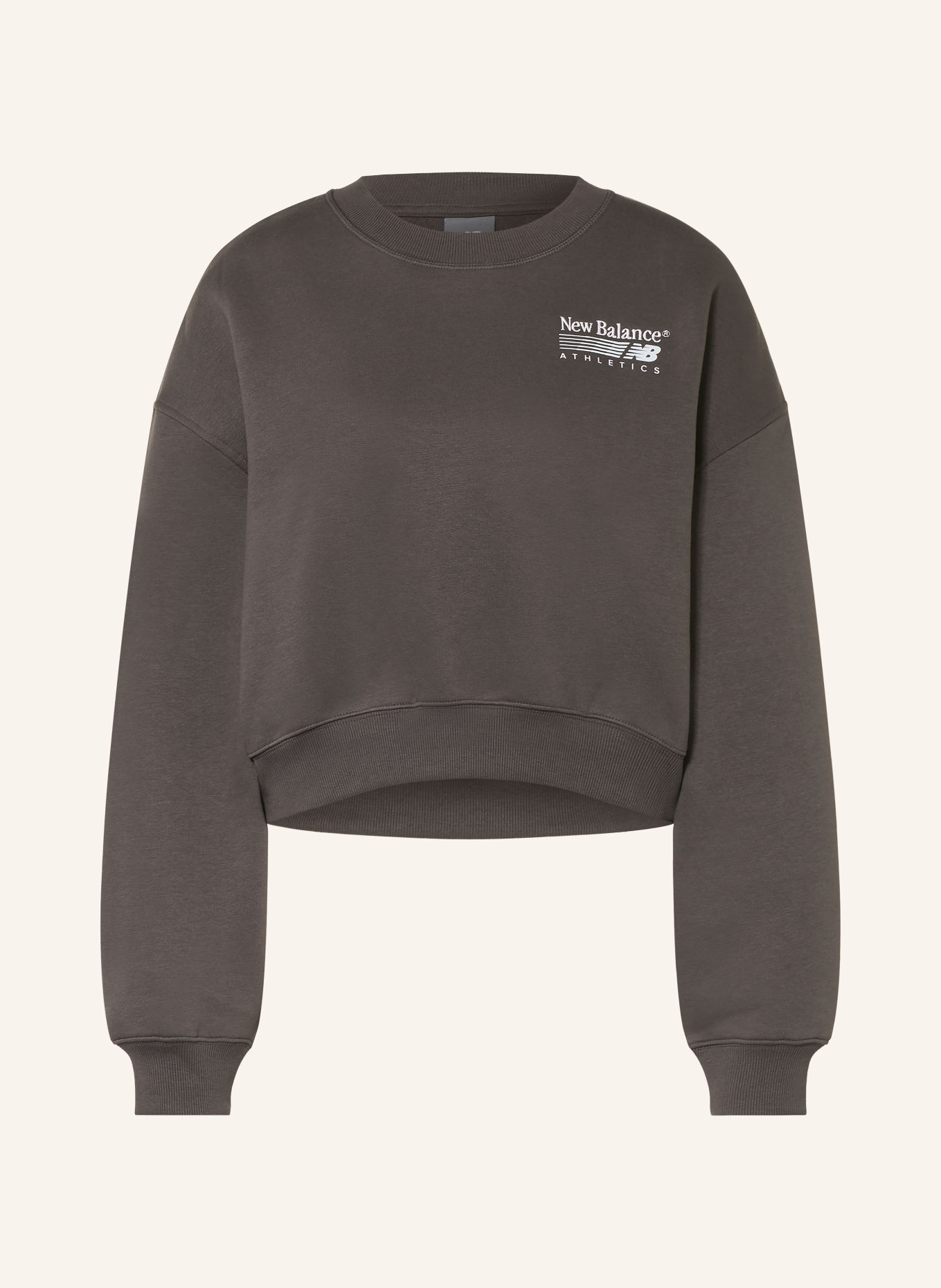 new balance Sweatshirt TRACKSIDE: DUNKELGRAU