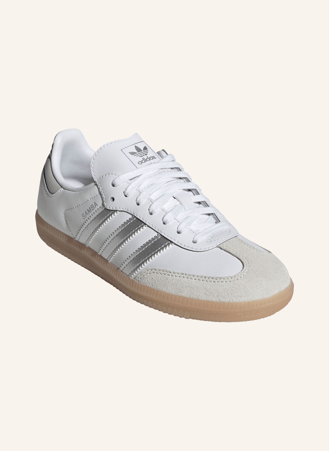 adidas Originals Sneaker SAMBA OG: WEISS / GRAU