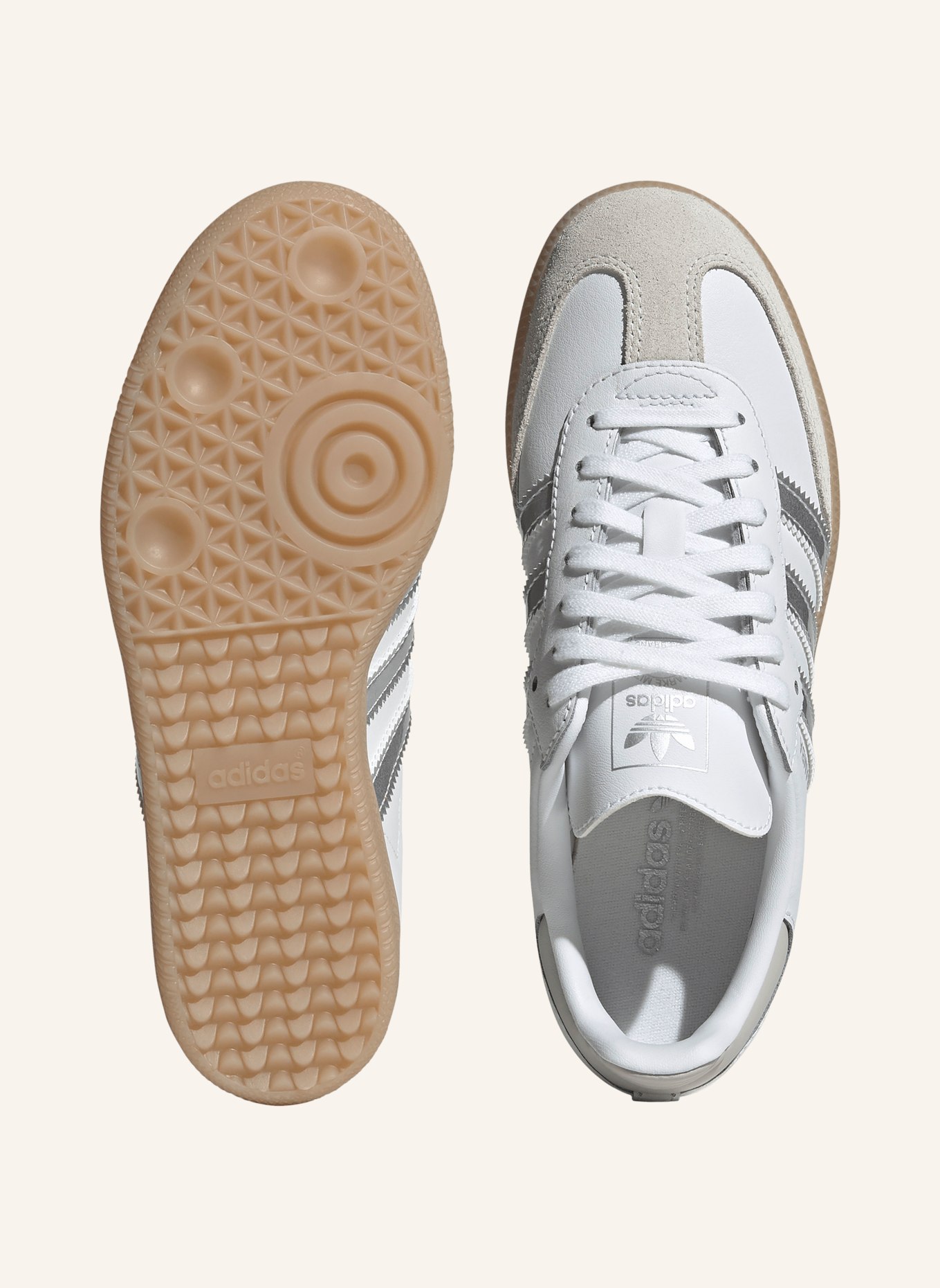 adidas Originals Sneaker SAMBA OG: WEISS / GRAU