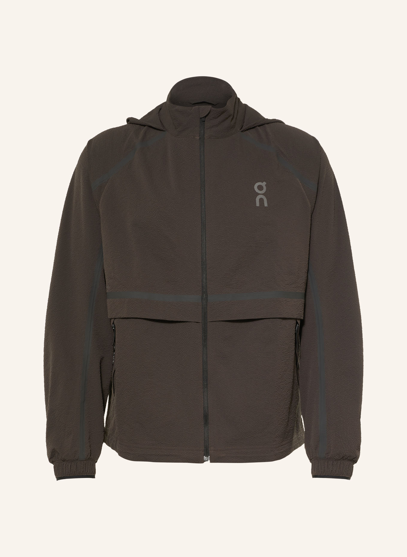 On Laufjacke PERFORMANCE VOLT: DUNKELBRAUN