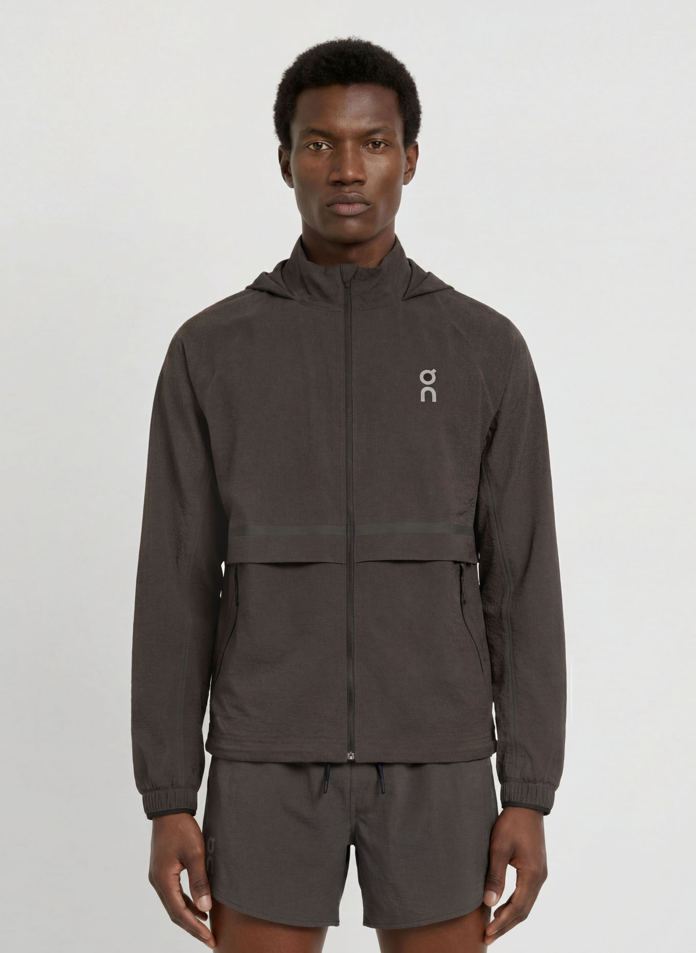 On Laufjacke PERFORMANCE VOLT: DUNKELBRAUN