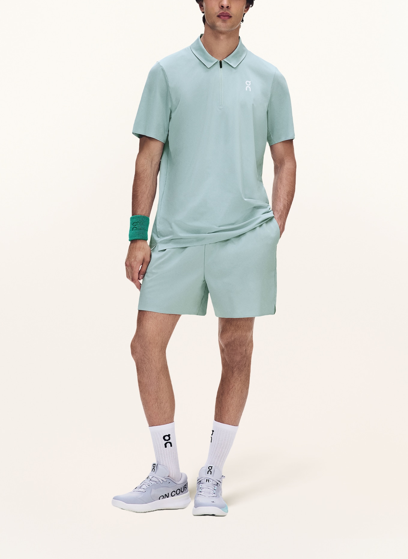 On Funktionelt poloshirt COURT: MINT