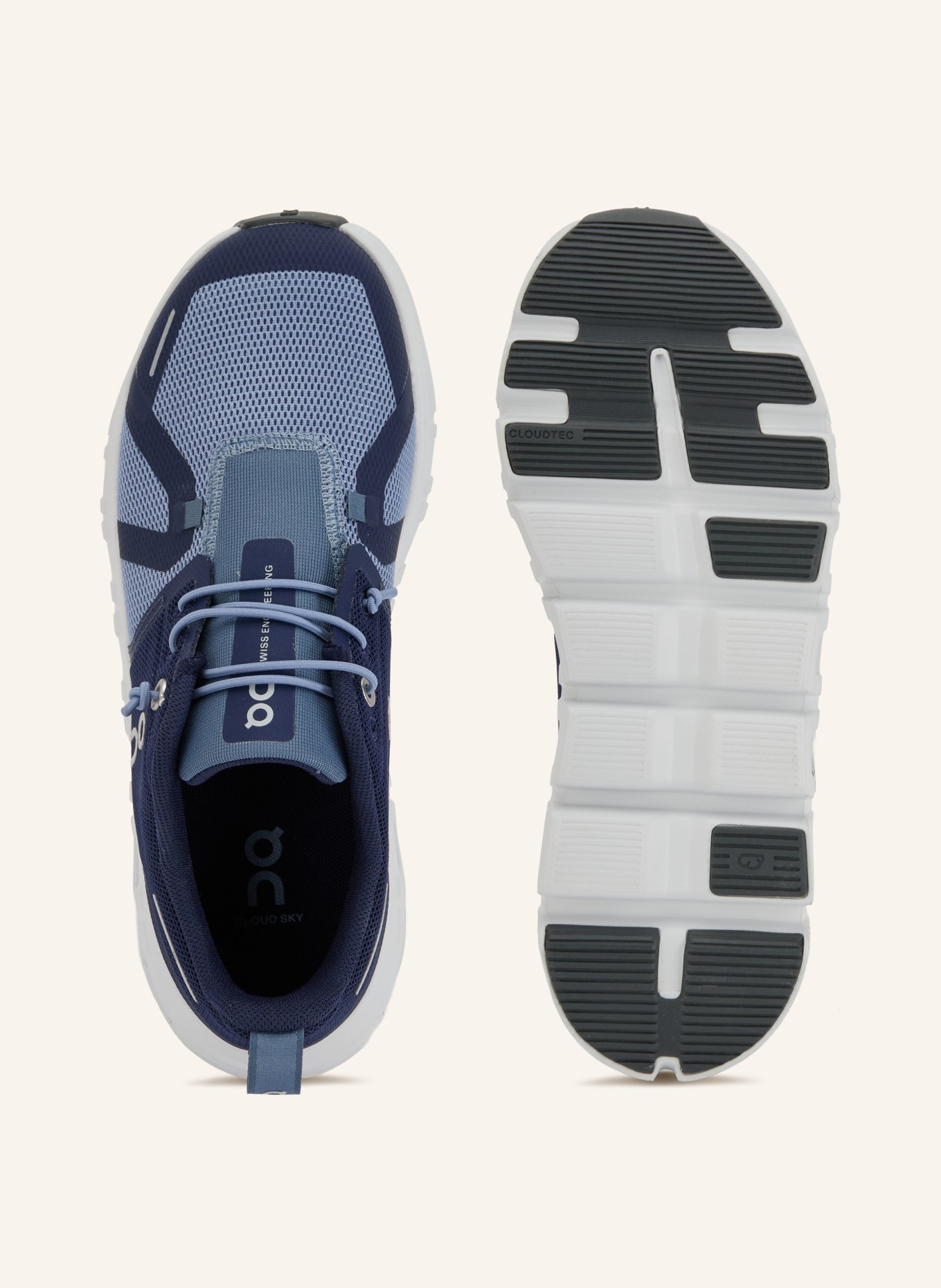 On Adidași CLOUD SKY 2: ALBASTRU ÎNCHIS / ALBASTRU DESCHIS