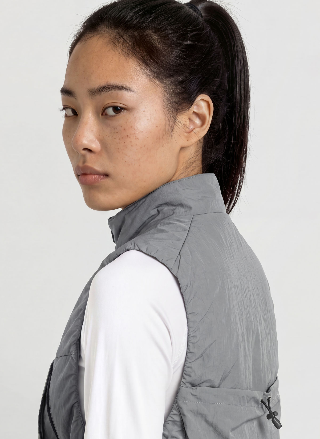 On Hardloopbodywarmer PERFORMANCE VOLT: GRIJS