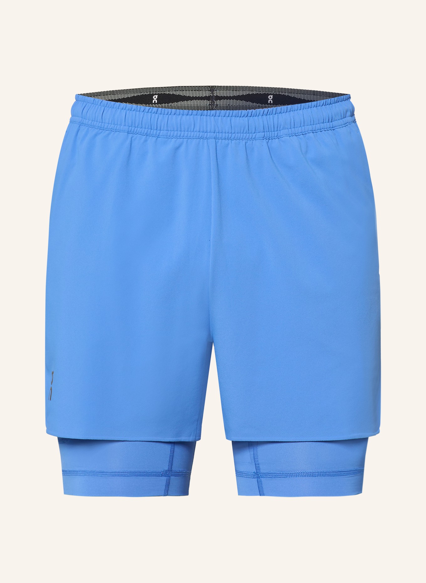 On 2-in-1-Trainingsshorts TRAIN: BLAU
