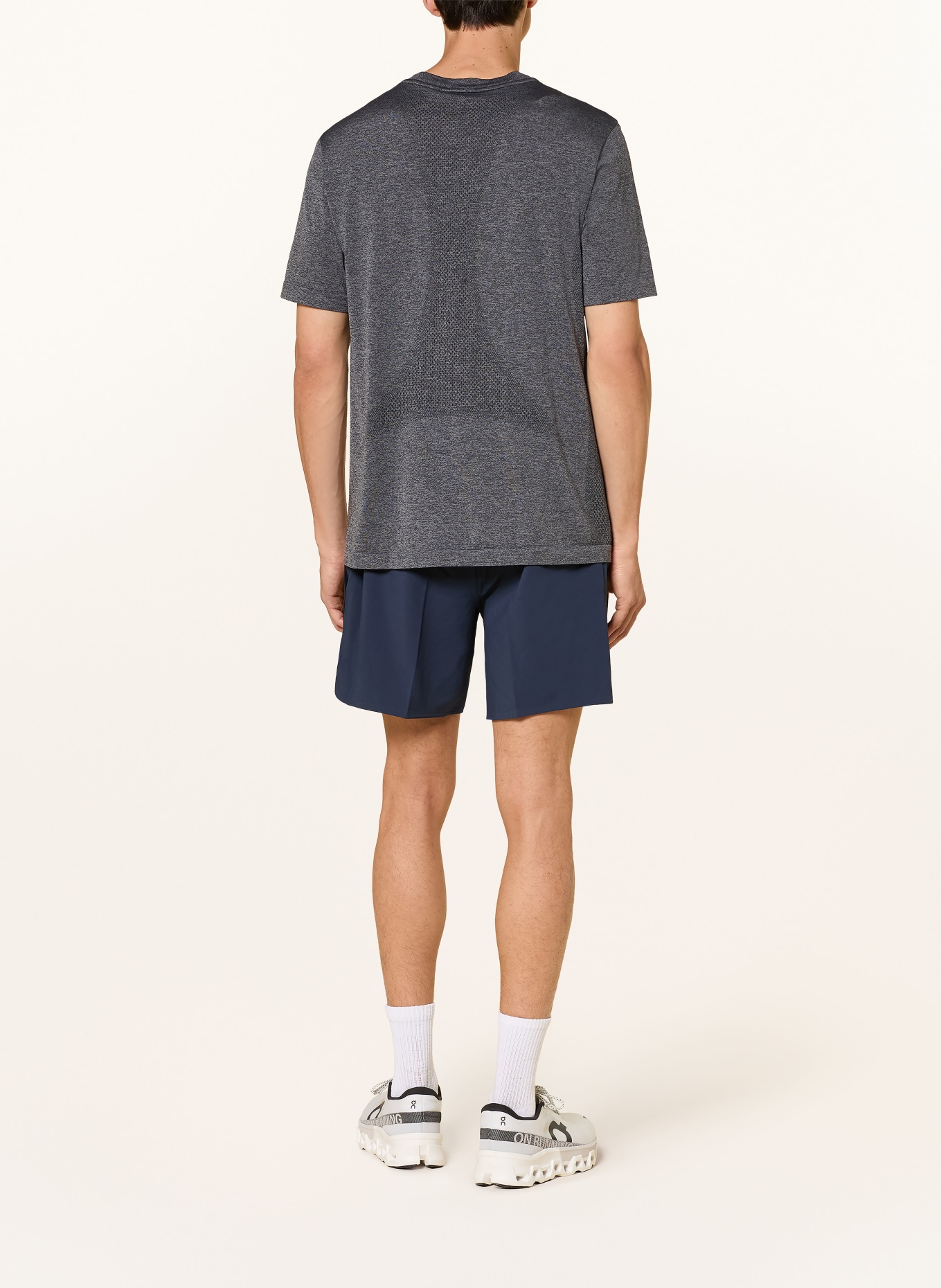 On Training shorts: DARK BLUE