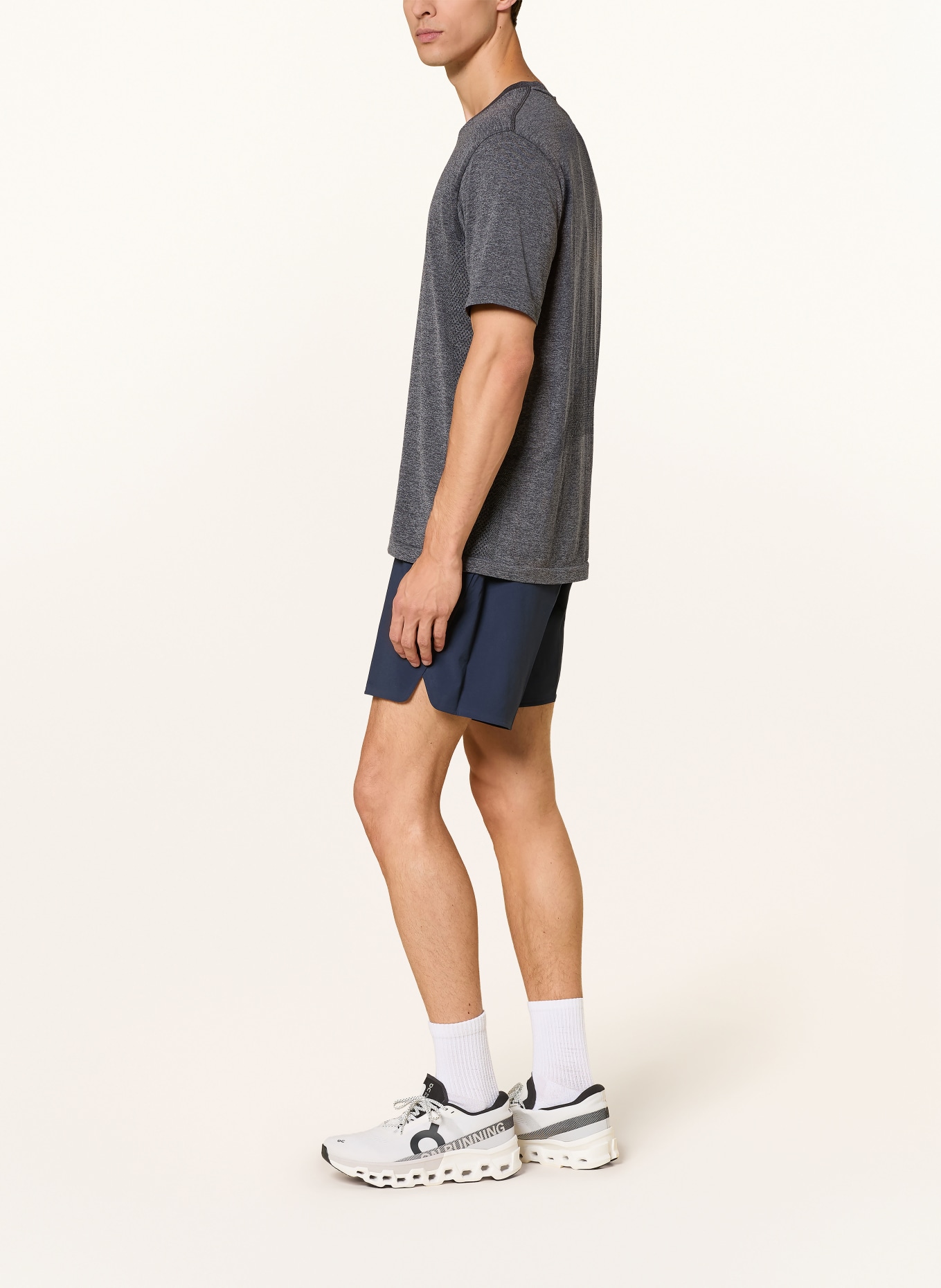 On Training shorts: DARK BLUE