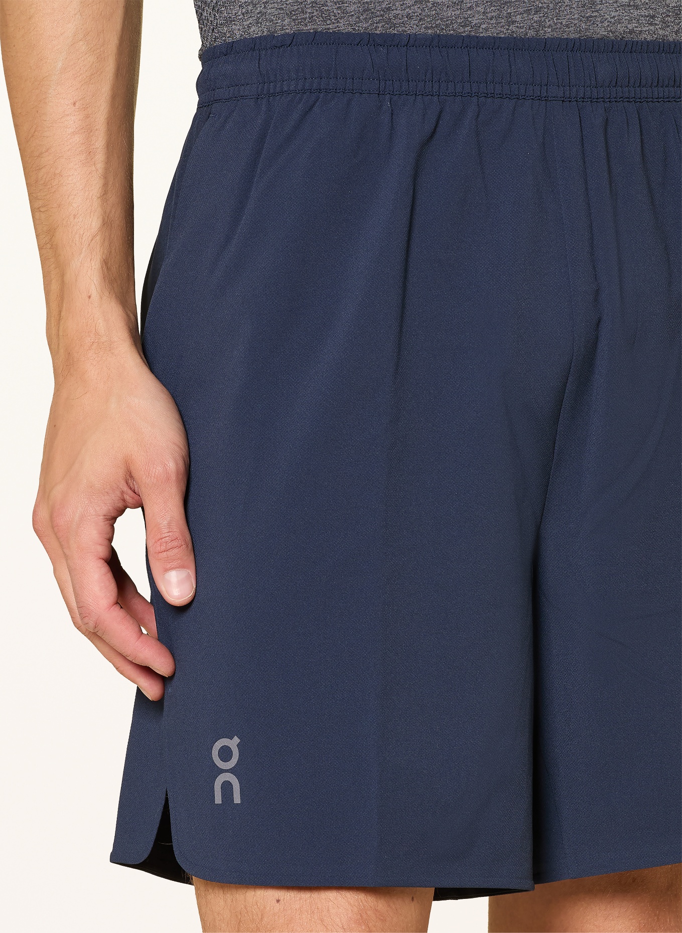 On Training shorts: DARK BLUE