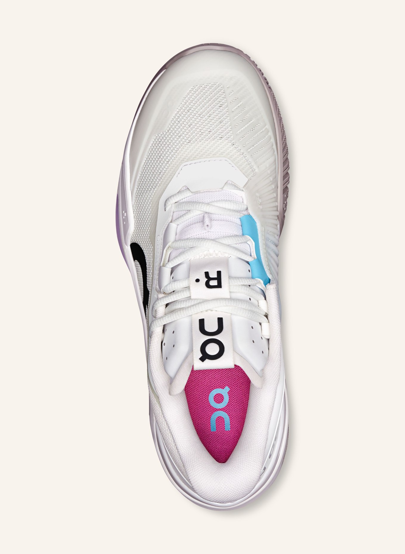 On Tennisschuhe THE ROGER PRO FIRE: WEISS / SCHWARZ