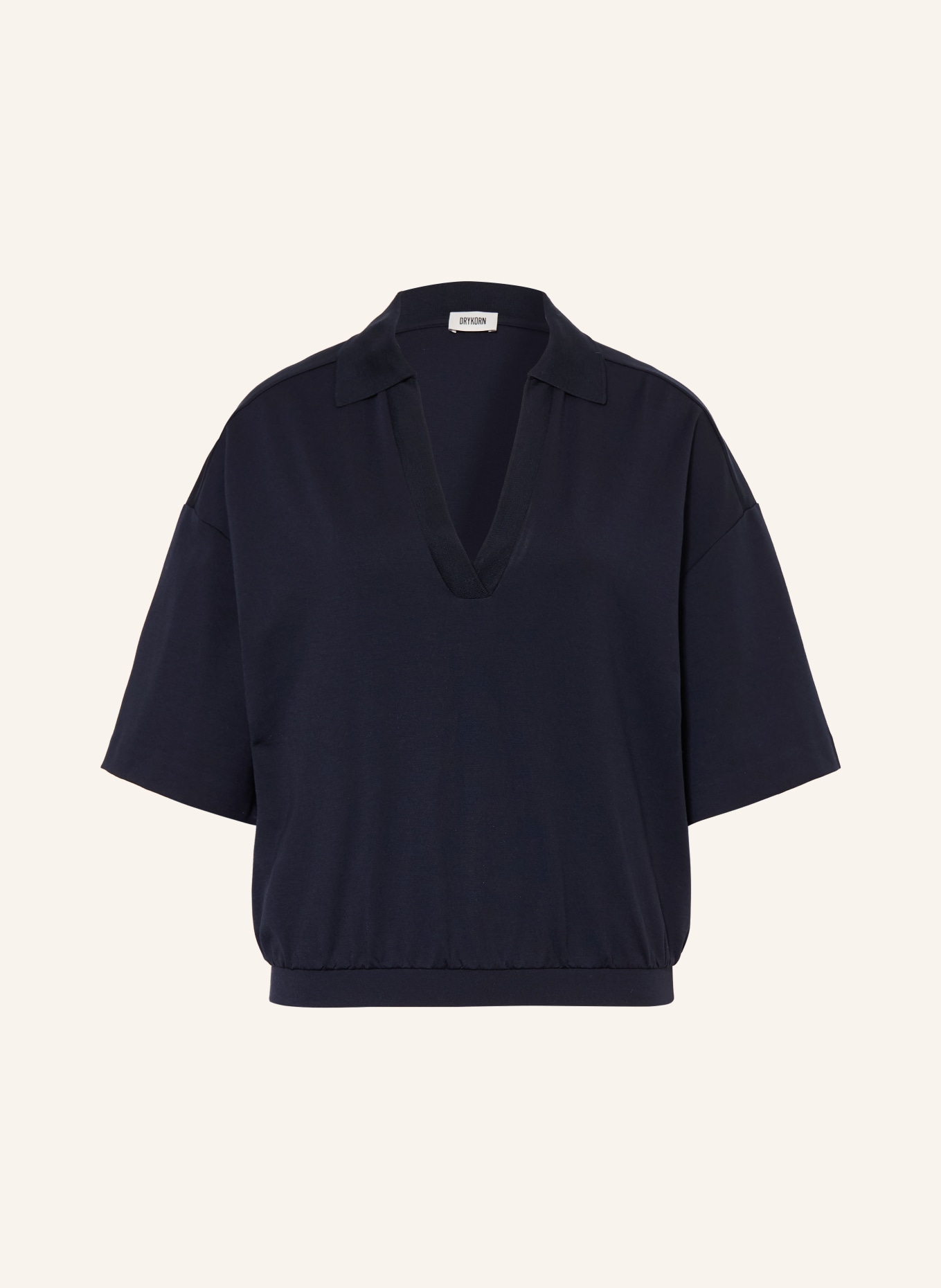 DRYKORN T-Shirt TETRIA: DUNKELBLAU