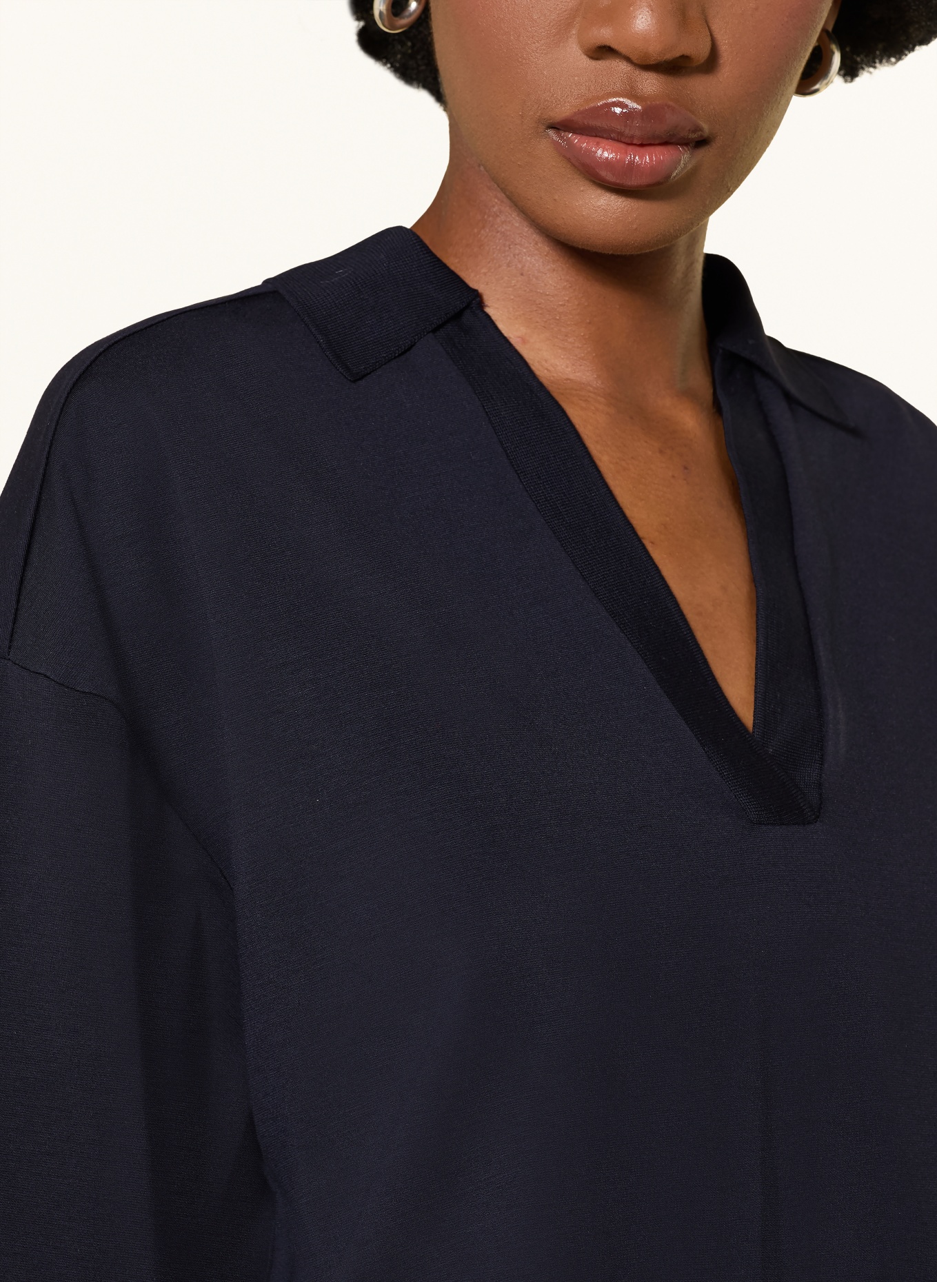 DRYKORN T-Shirt TETRIA: DUNKELBLAU