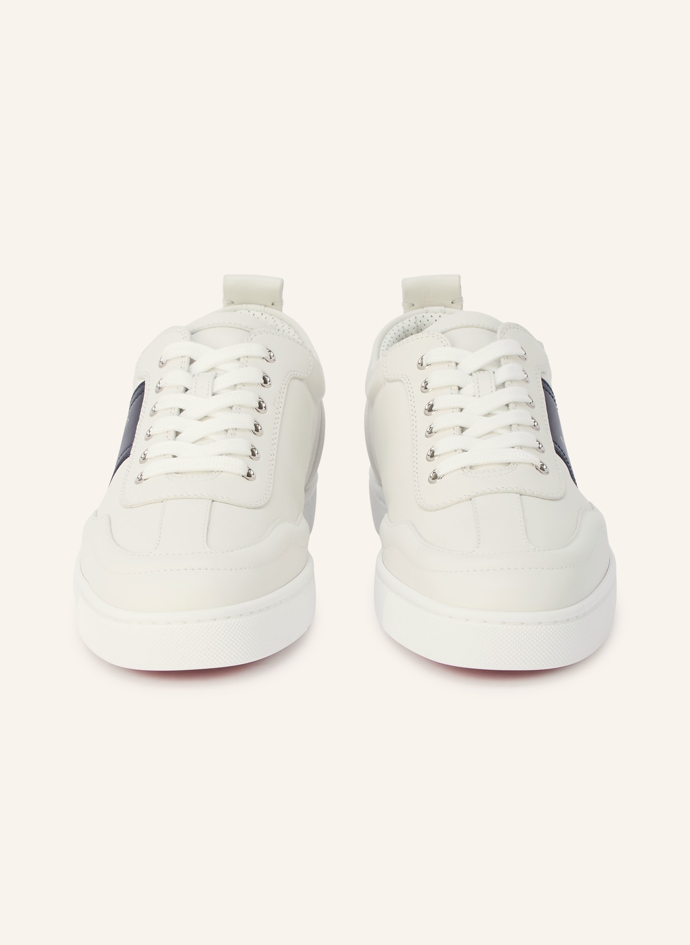 Christian Louboutin Sneaker RETERO: WEISS / DUNKELBLAU