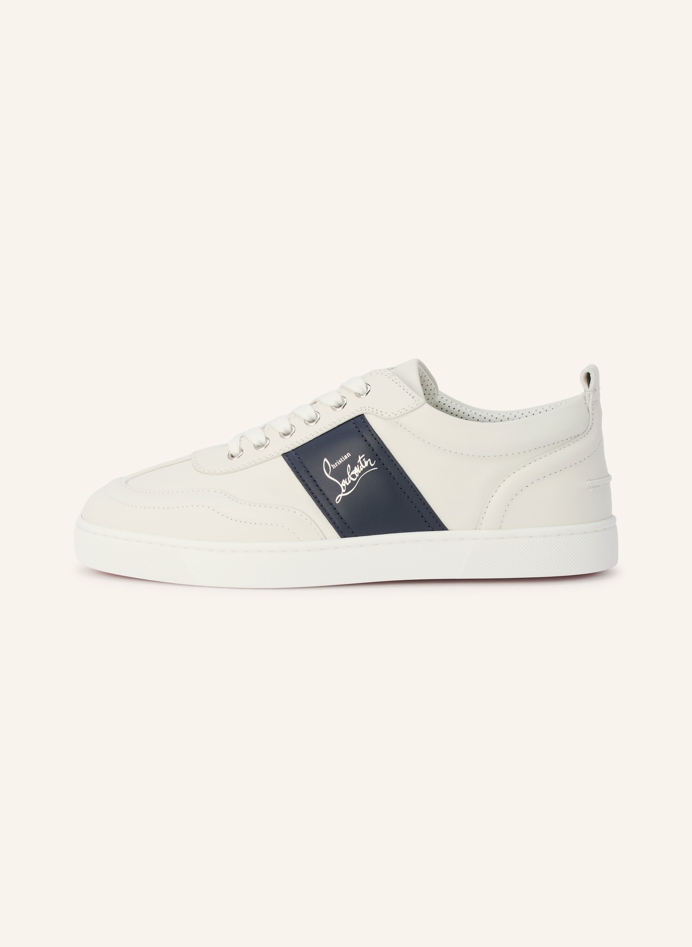Christian Louboutin Sneaker RETERO: WEISS / DUNKELBLAU