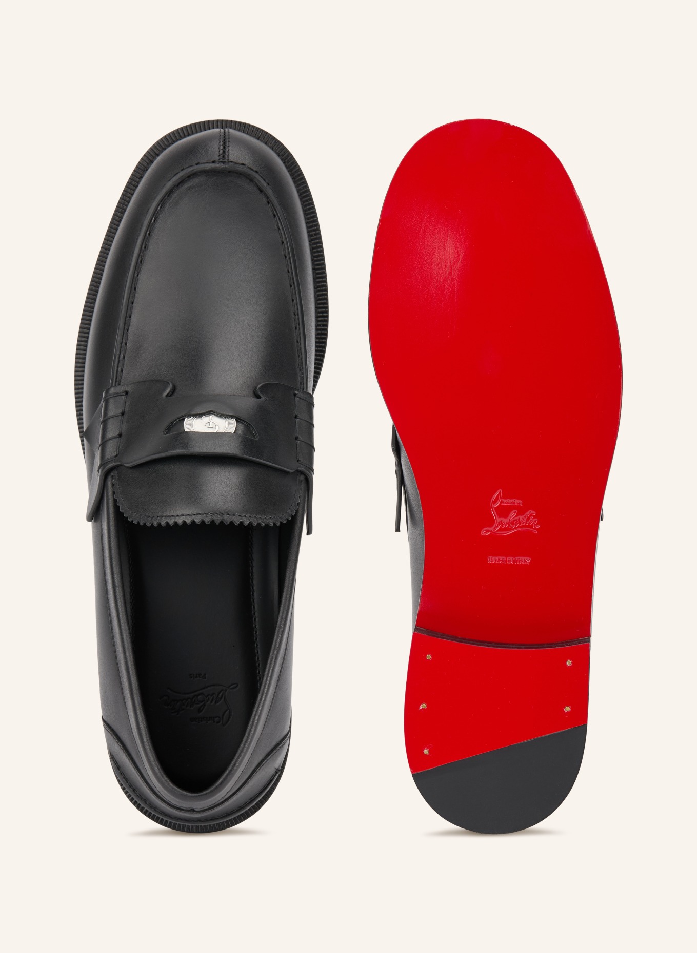 Christian Louboutin Penny-Loafer THE PLATO: SCHWARZ