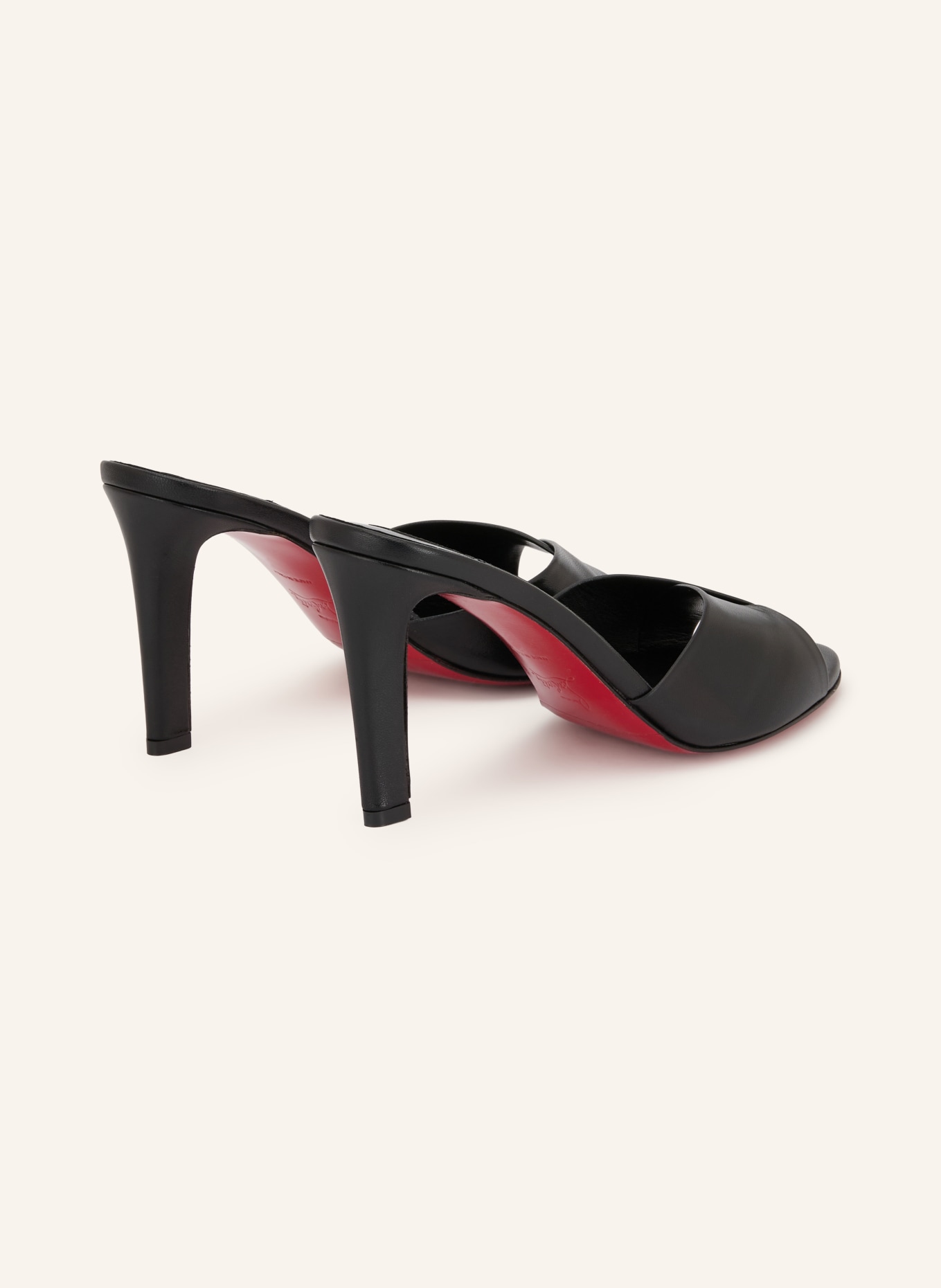 Christian Louboutin Mule FANNY SLIDE 85: CZARNY