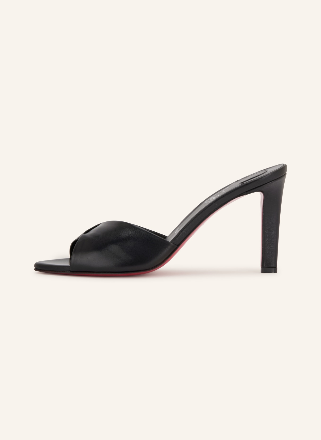 Christian Louboutin Mule FANNY SLIDE 85: CZARNY