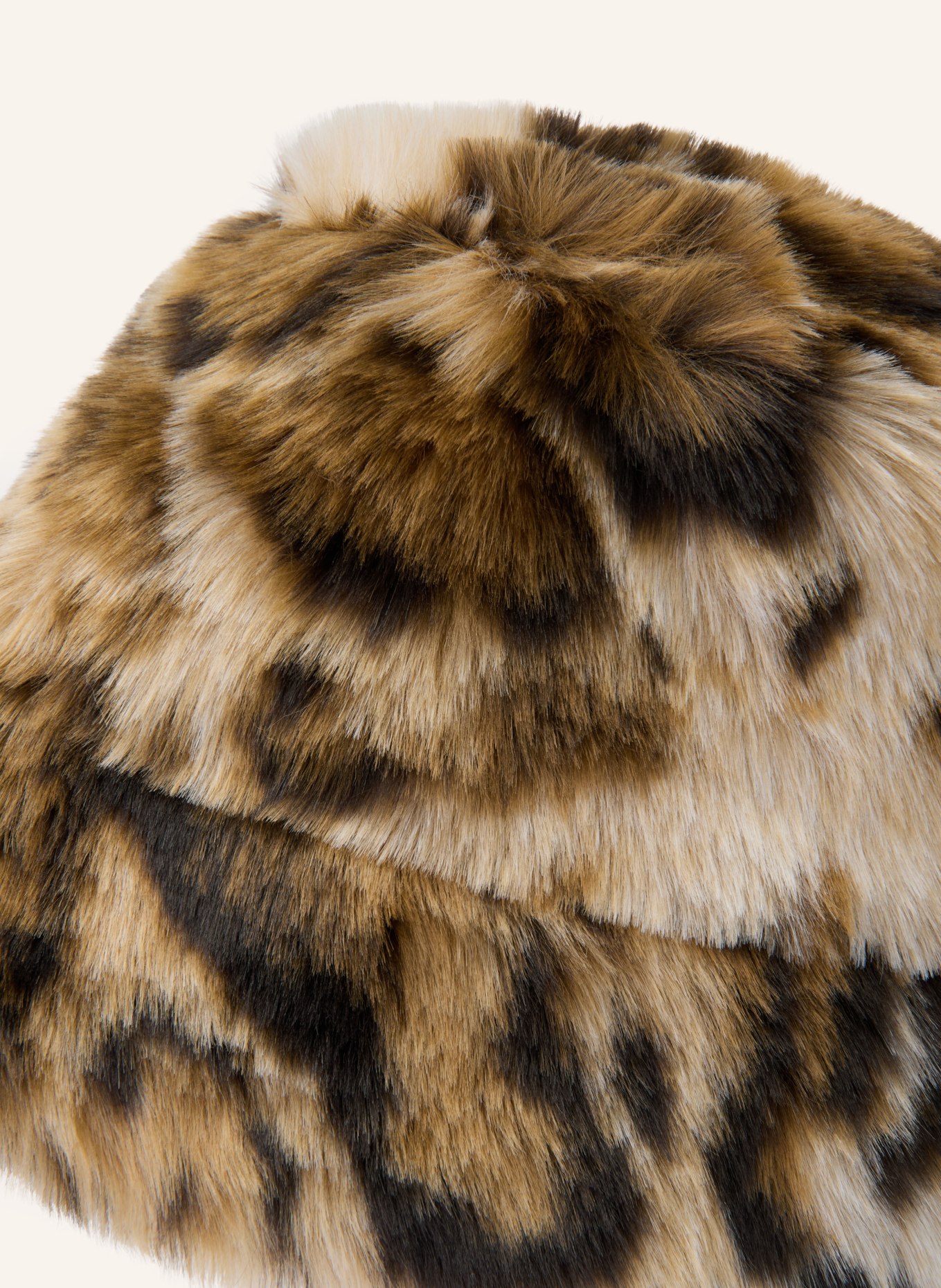 ETRO Bob en fausse fourrure: BEIGE / MARRON CLAIR / MARRON FONCÉ