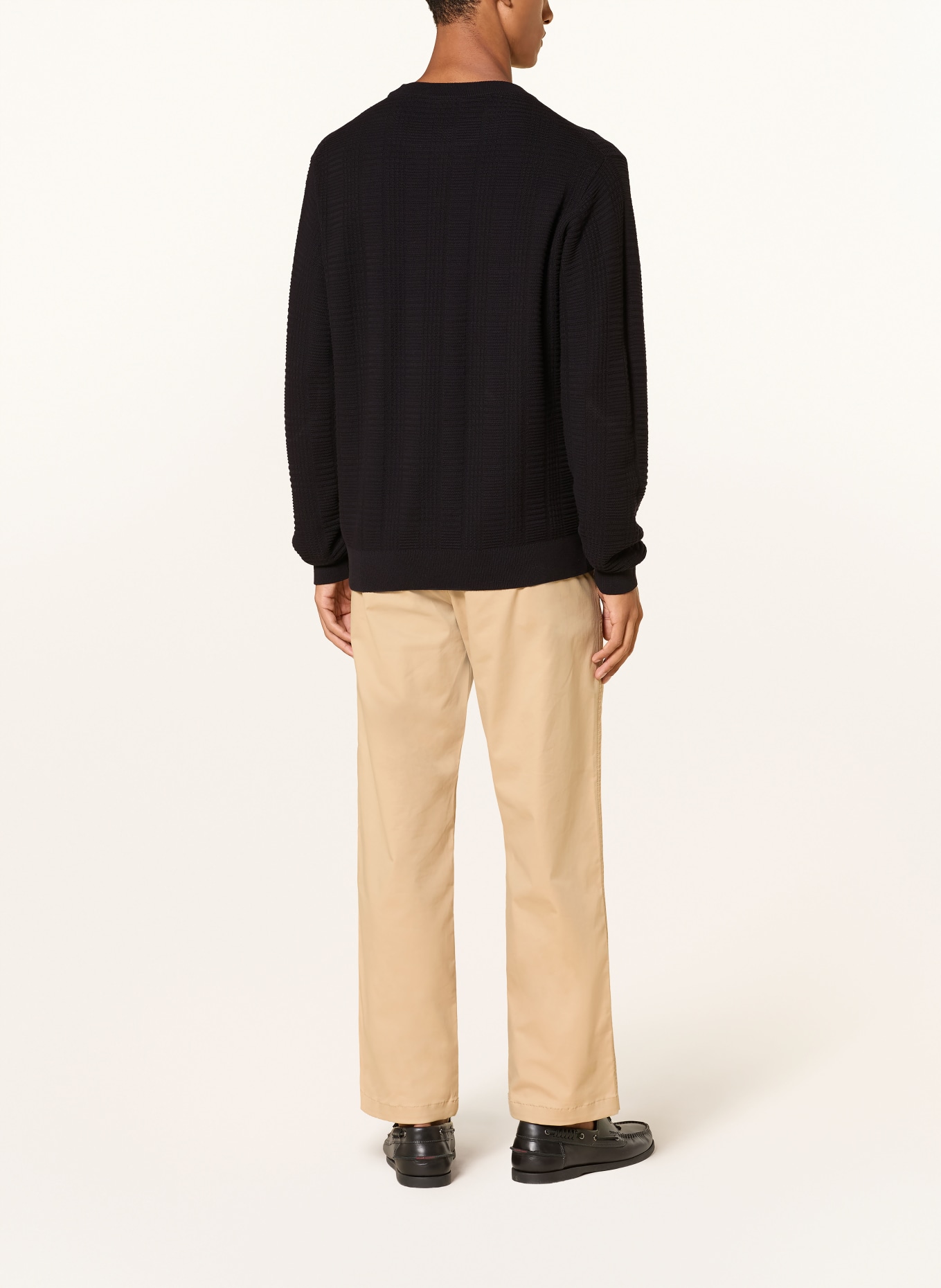 HUGO Trui SIMOH: ZWART