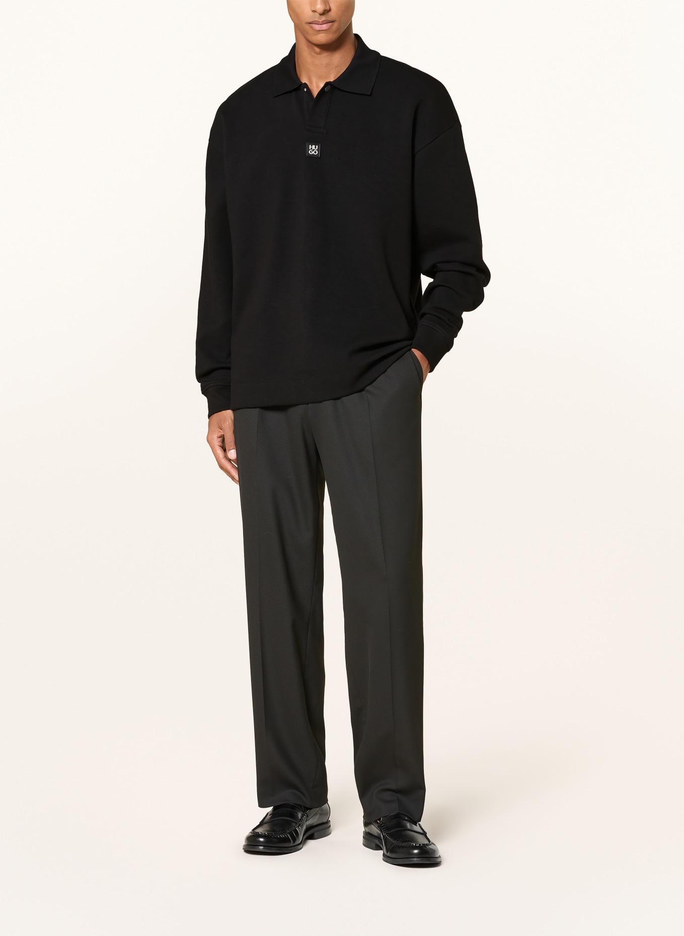 HUGO Sweat-polotröja DABINS: SVART