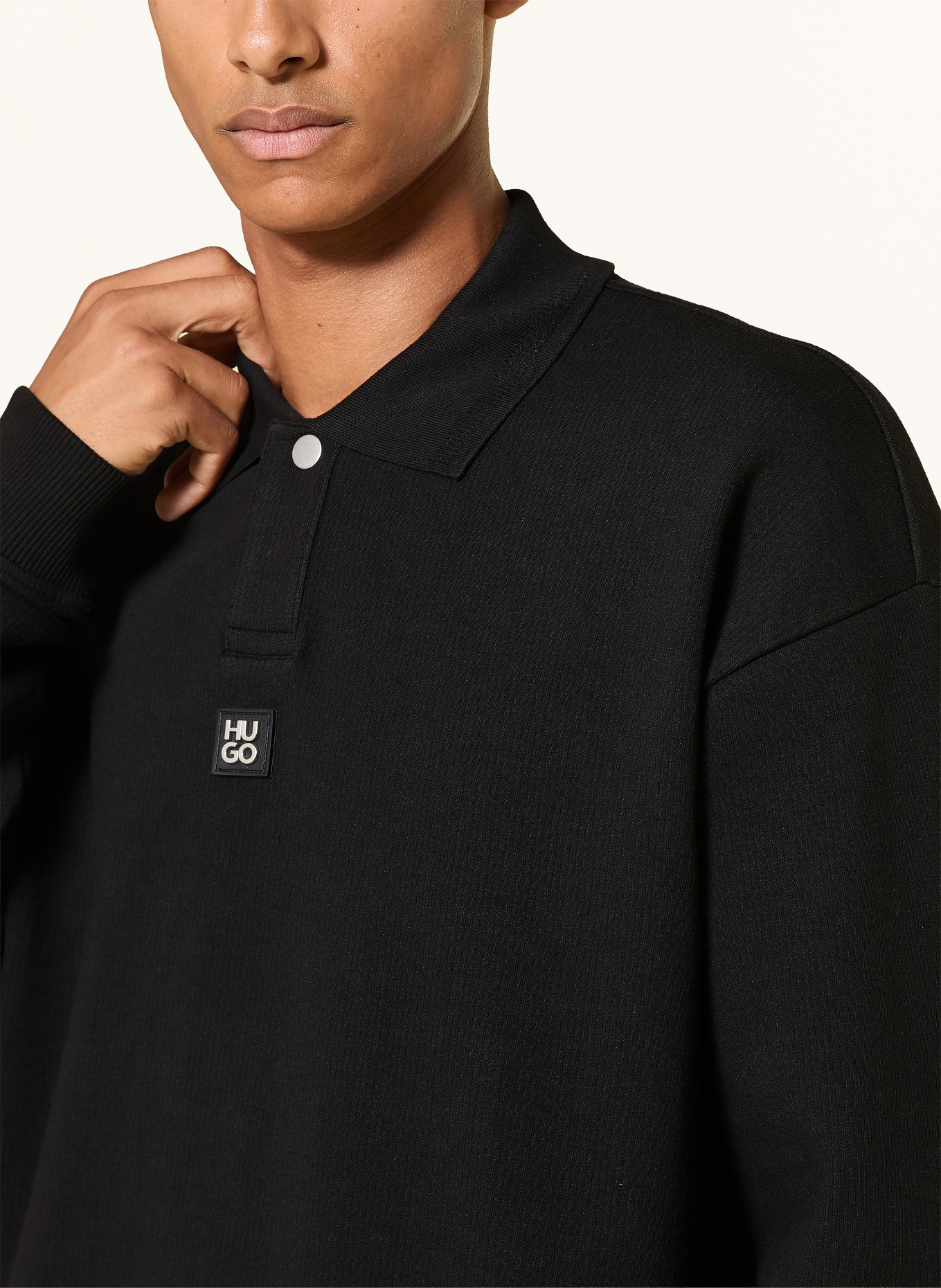 HUGO Sweat-polotröja DABINS: SVART