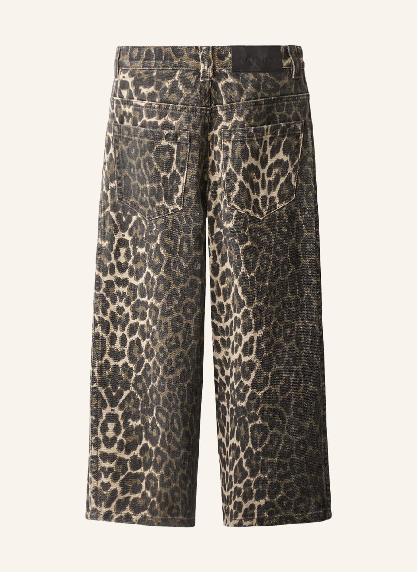 molo ASKA Extra Relaxed Fit Jeans: 9783 BRUSHED LEO