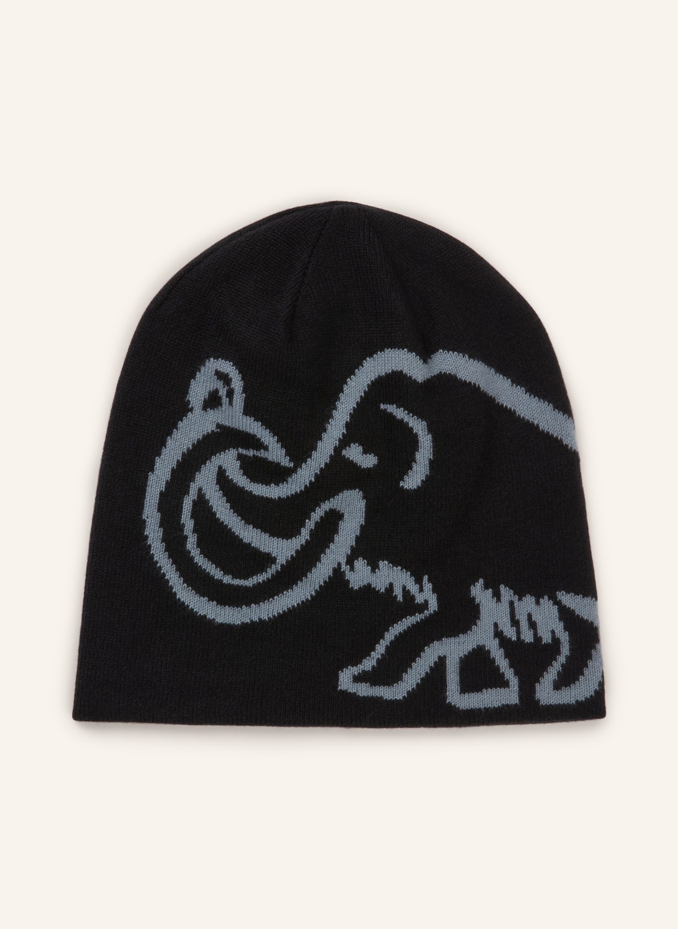 MAMMUT Căciulă reversibilă: NEGRU / ALBASTRU-CENUȘIU