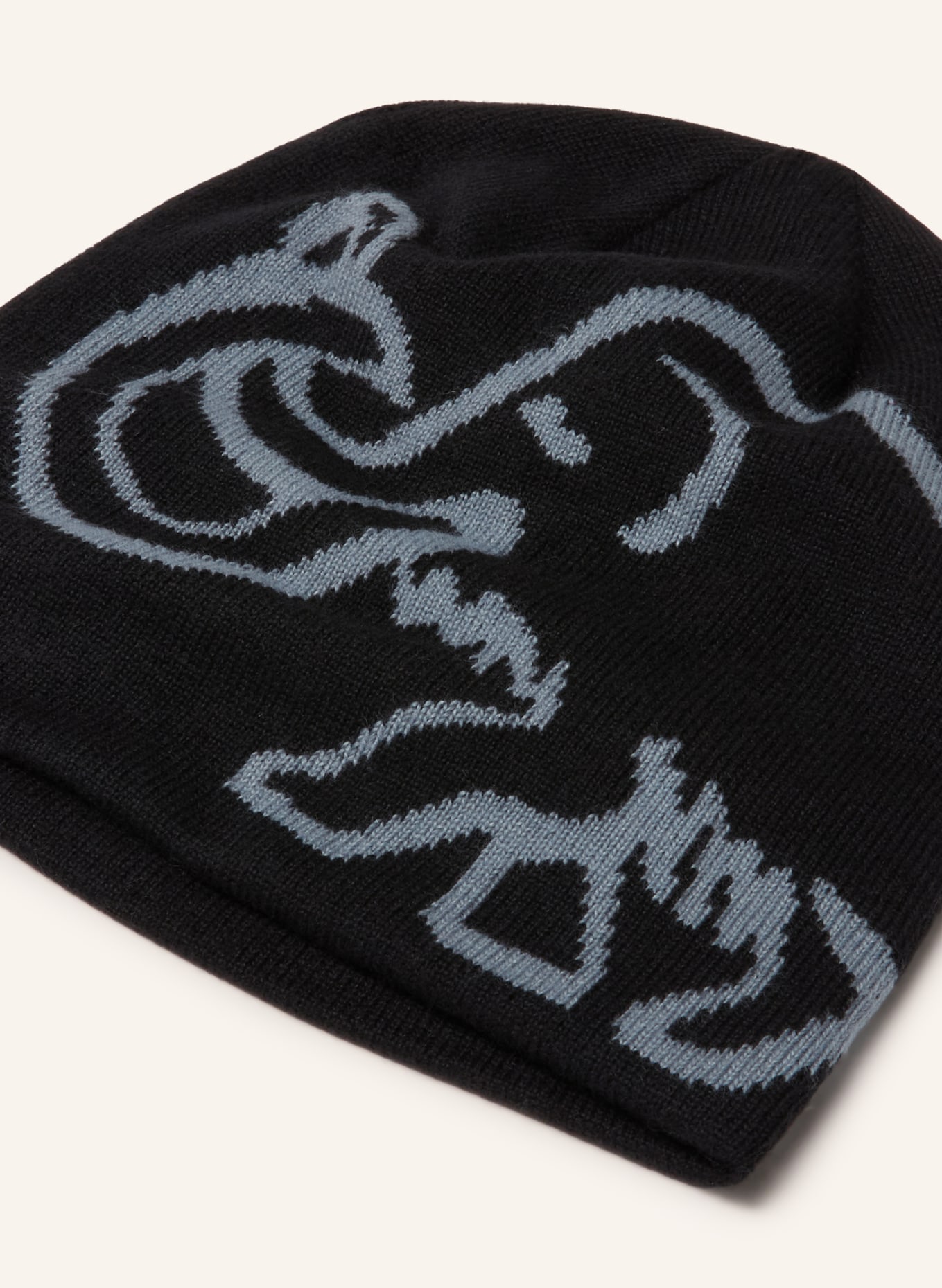 MAMMUT Căciulă reversibilă: NEGRU / ALBASTRU-CENUȘIU