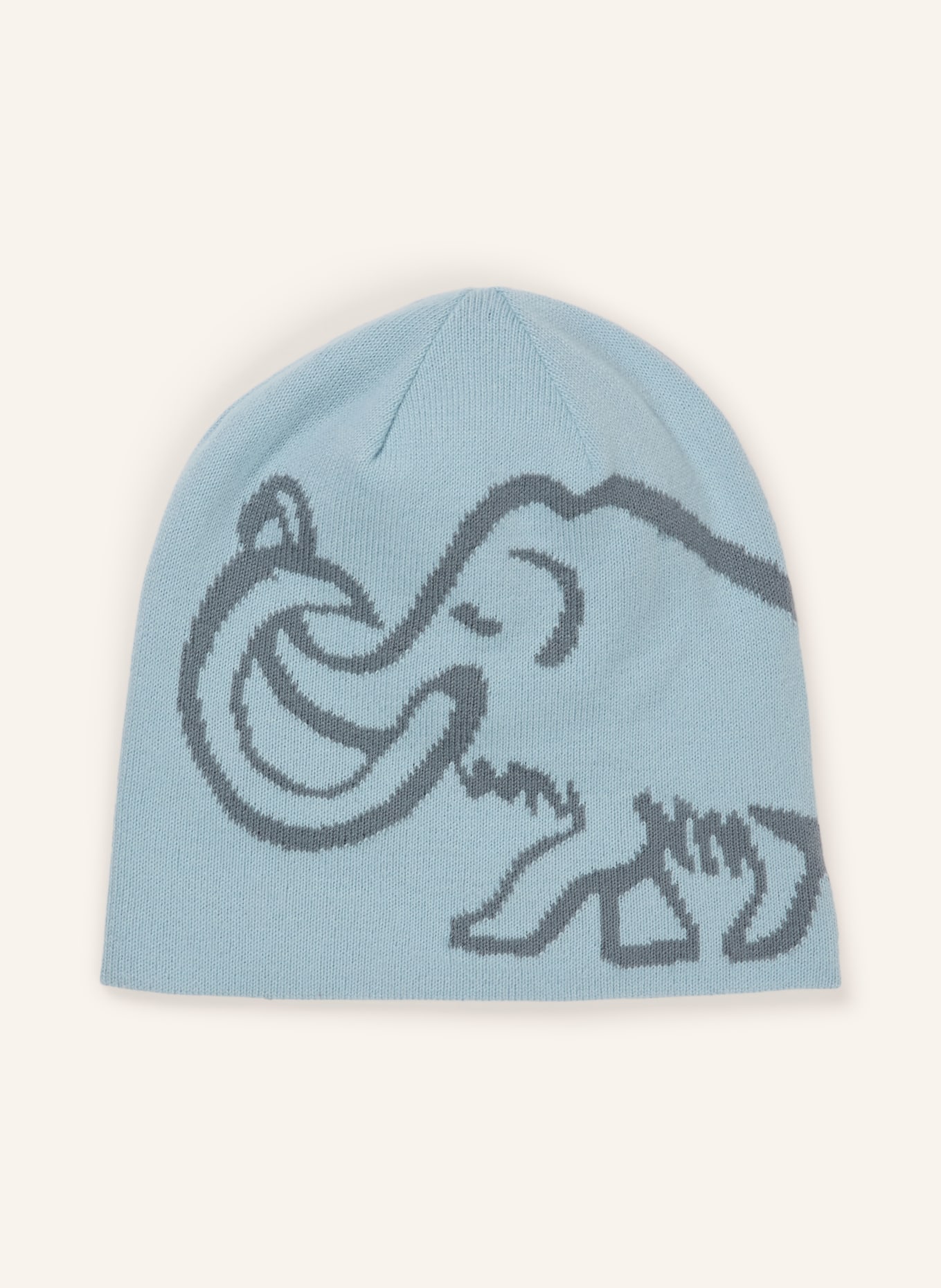 MAMMUT Căciulă reversibilă: ALBASTRU DESCHIS / GRI