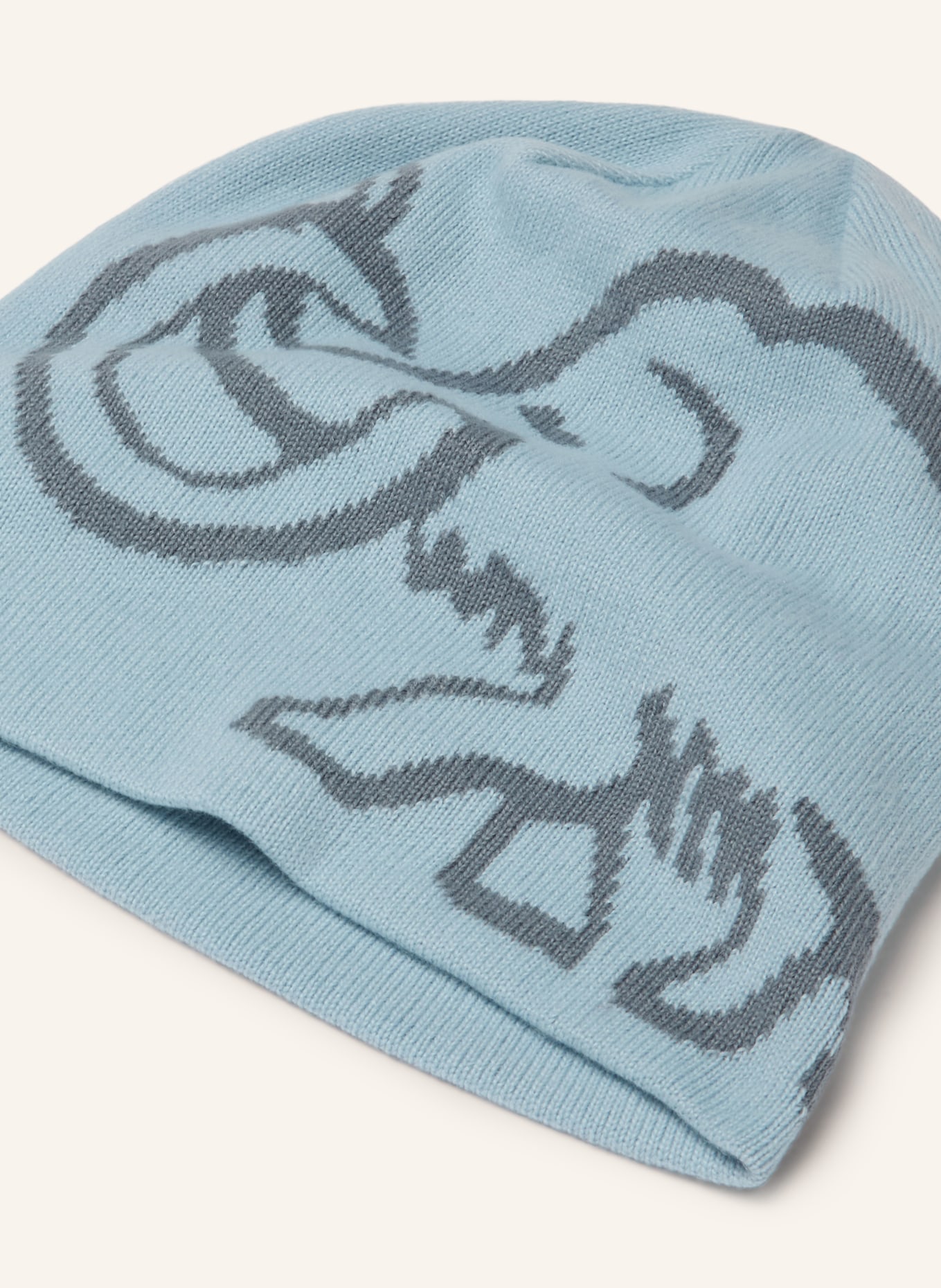 MAMMUT Căciulă reversibilă: ALBASTRU DESCHIS / GRI