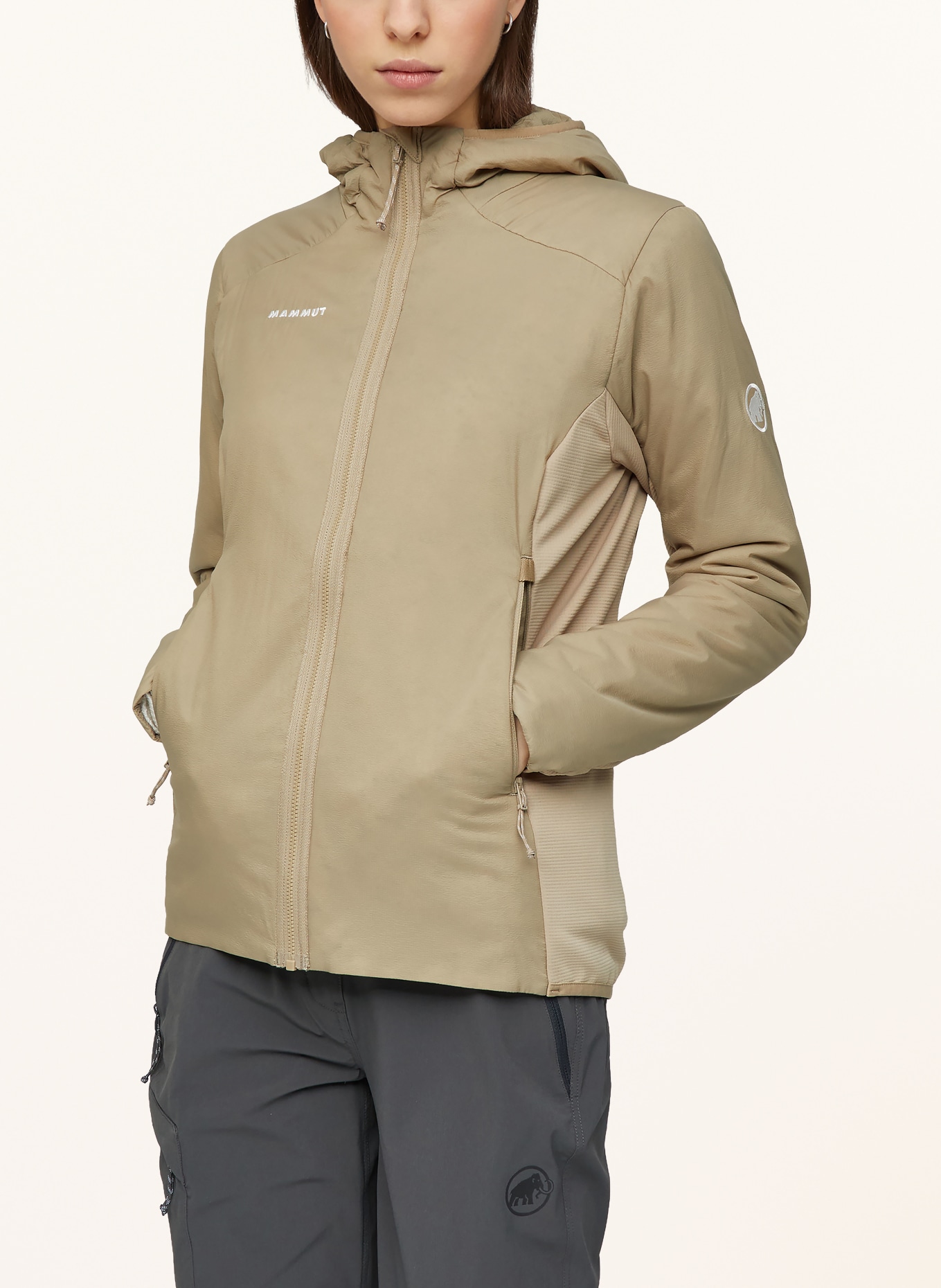 MAMMUT Hybridjacke TREELINE LIGHT IN HOODED: BEIGE