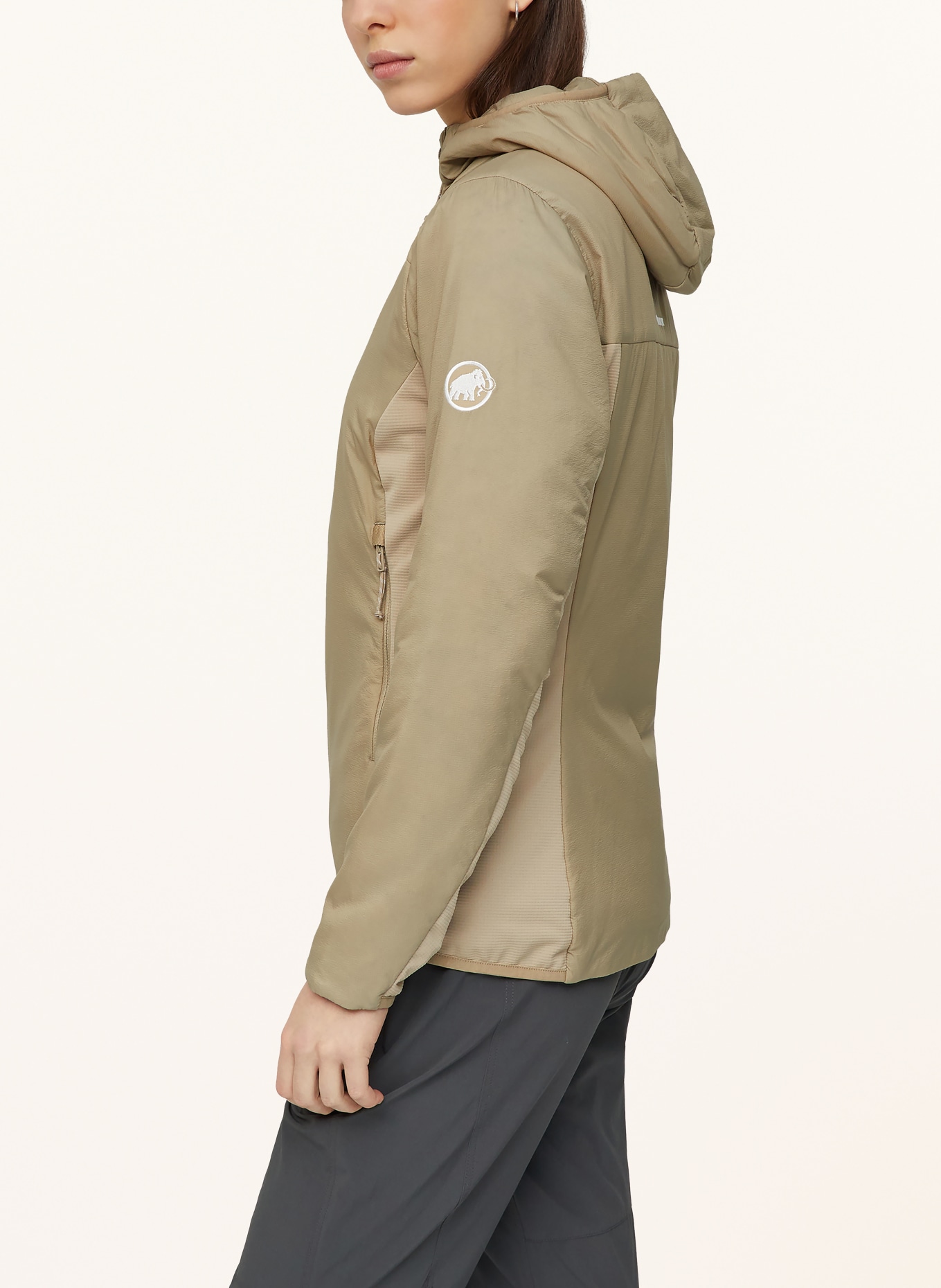 MAMMUT Hybridjacke TREELINE LIGHT IN HOODED: BEIGE