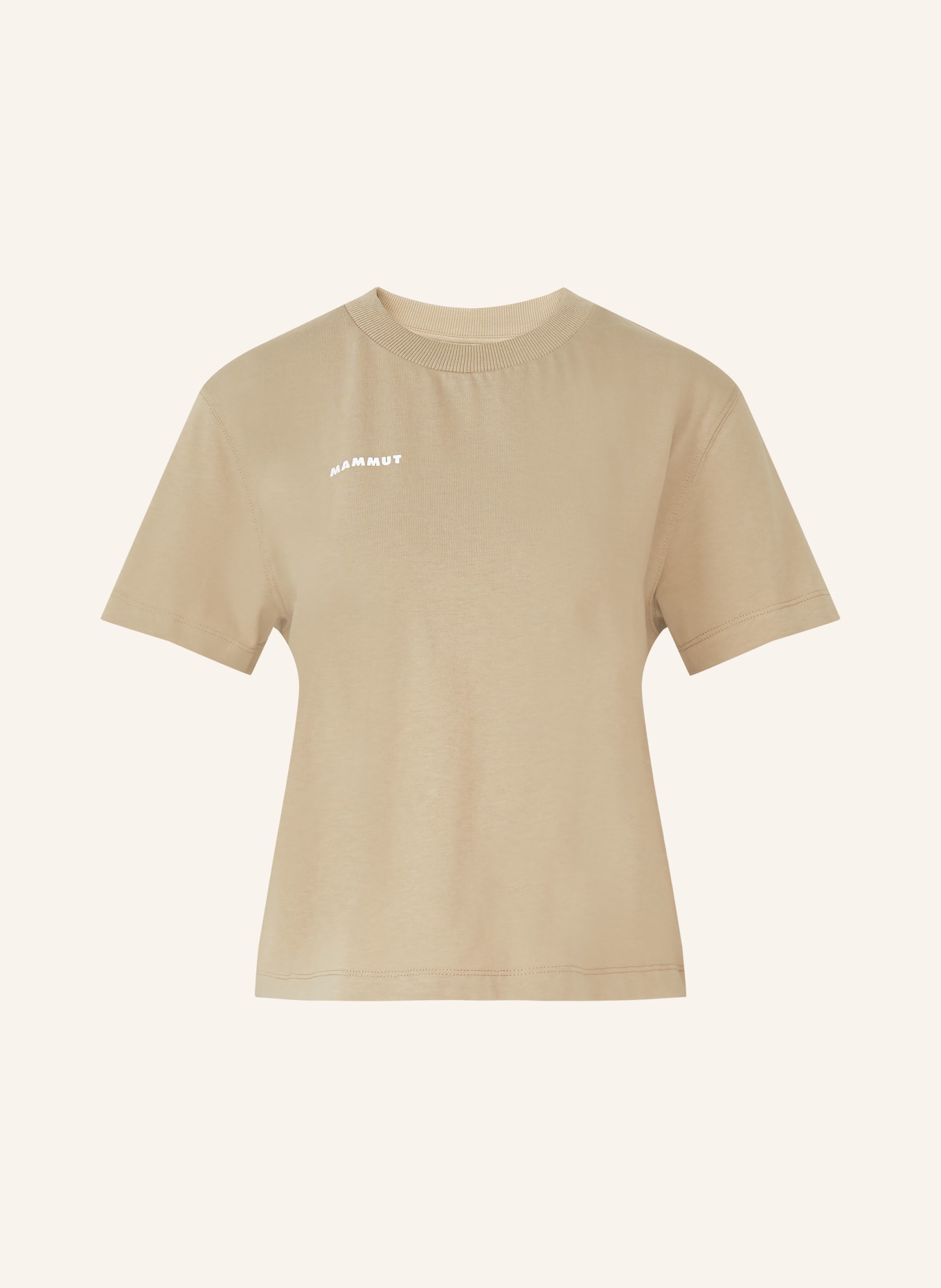 MAMMUT BASE Functional Shirt: BEIGE