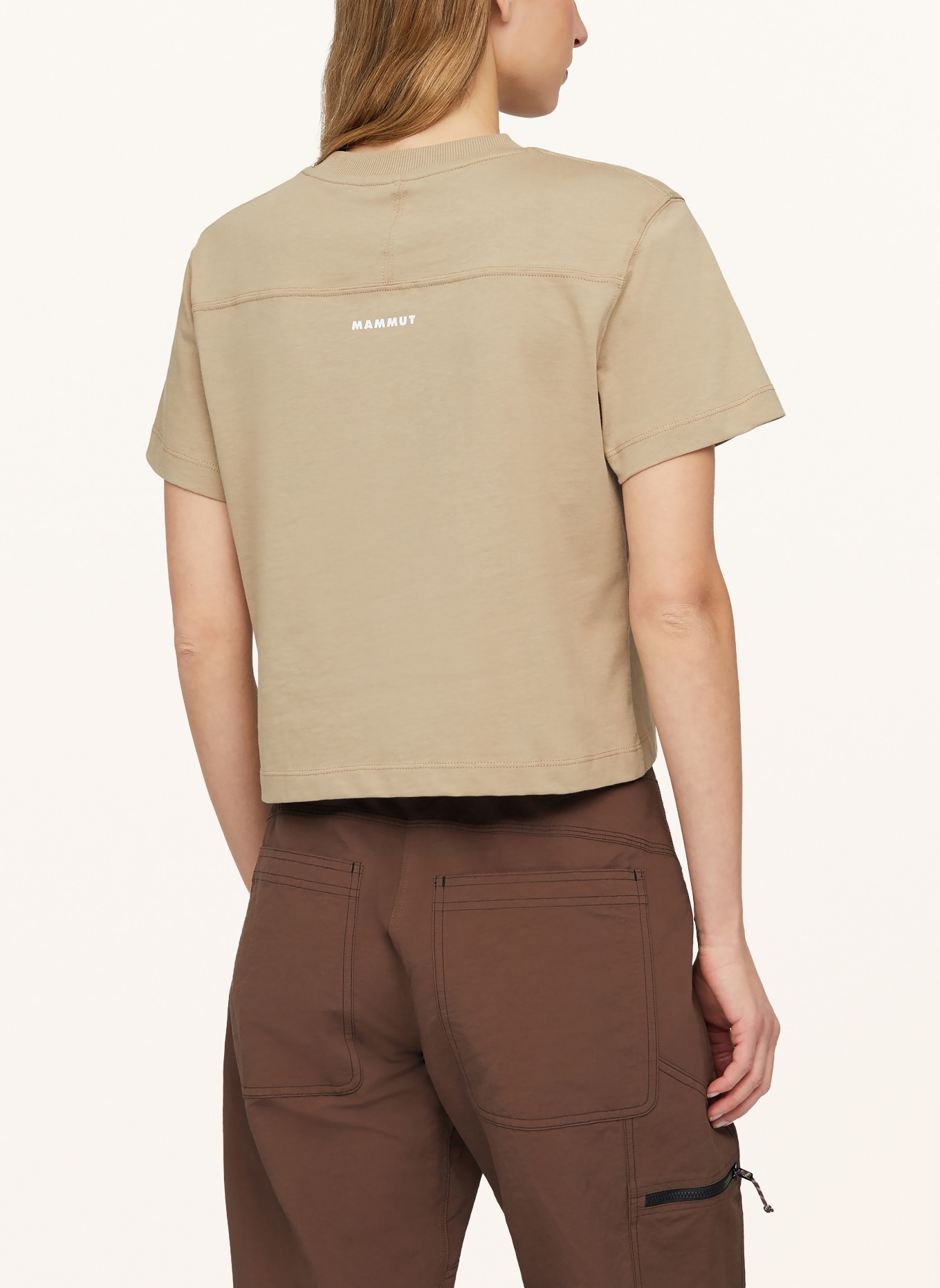 MAMMUT BASE Functional Shirt: BEIGE