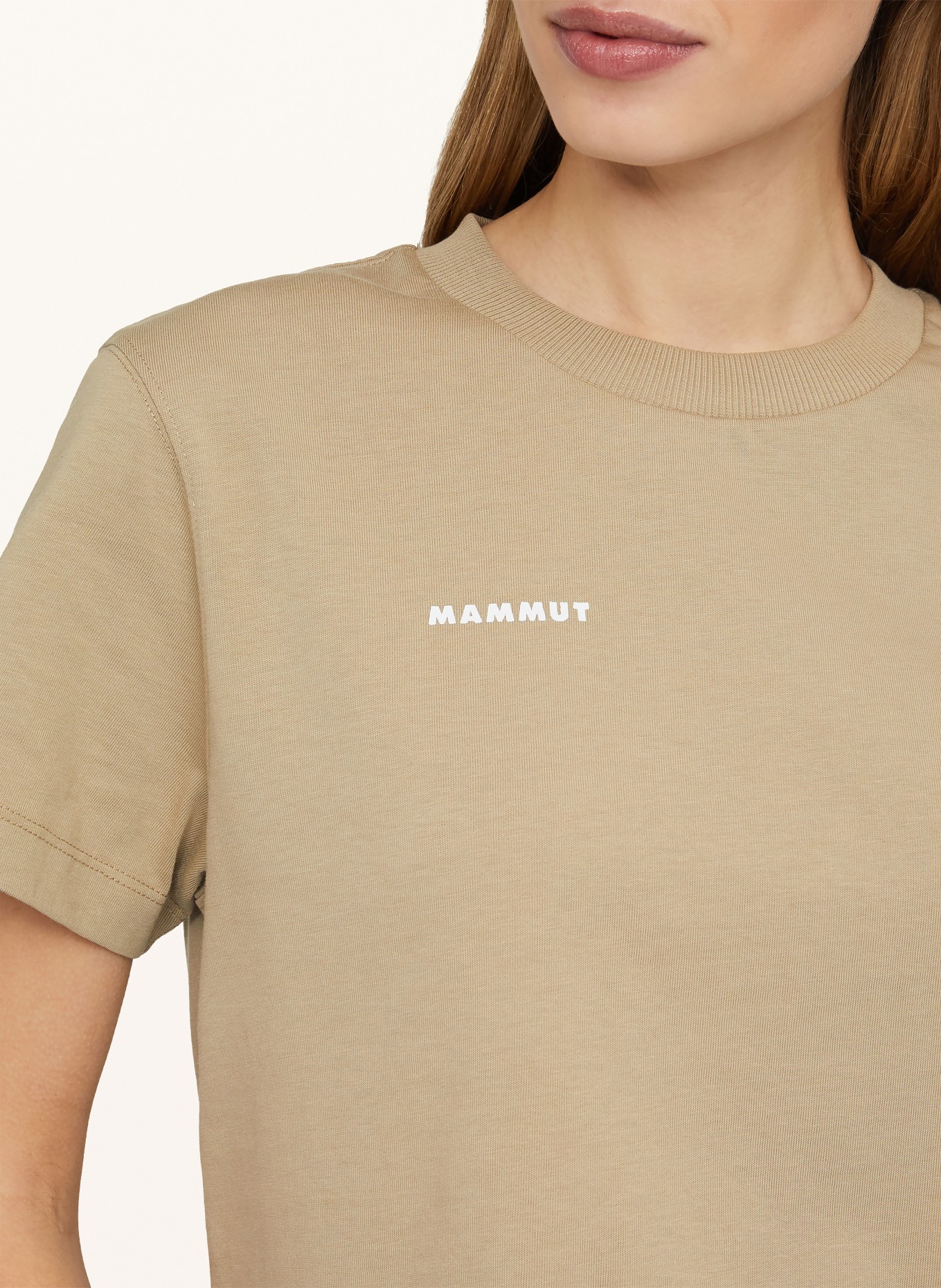MAMMUT BASE Functional Shirt: BEIGE
