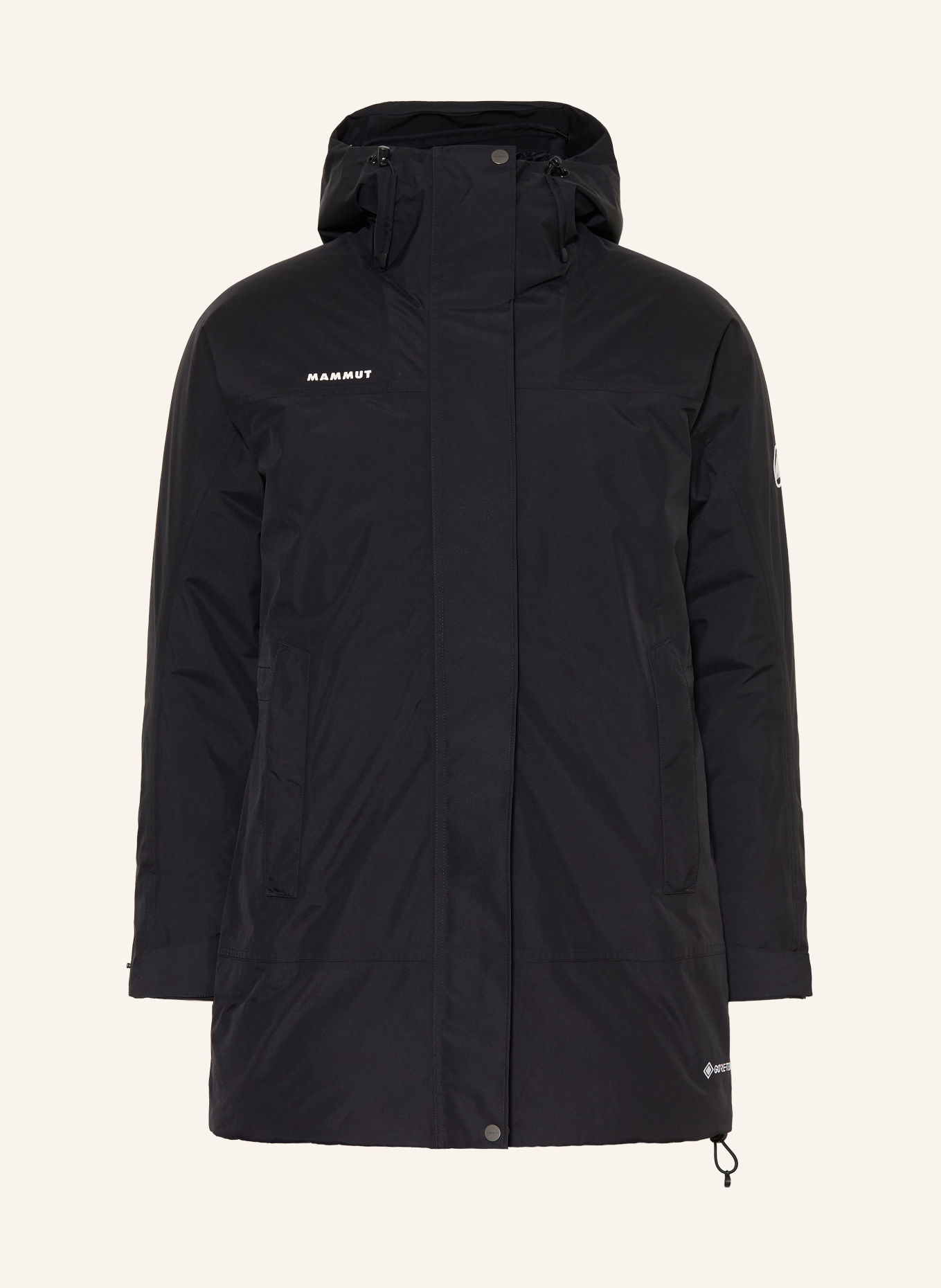 MAMMUT Donsparka TREELINE HS THERMO GTX: ZWART