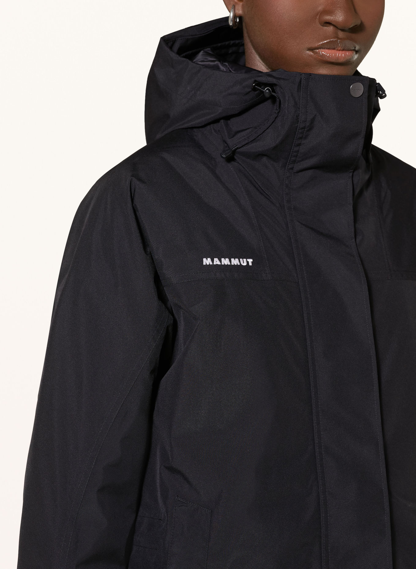 MAMMUT Donsparka TREELINE HS THERMO GTX: ZWART