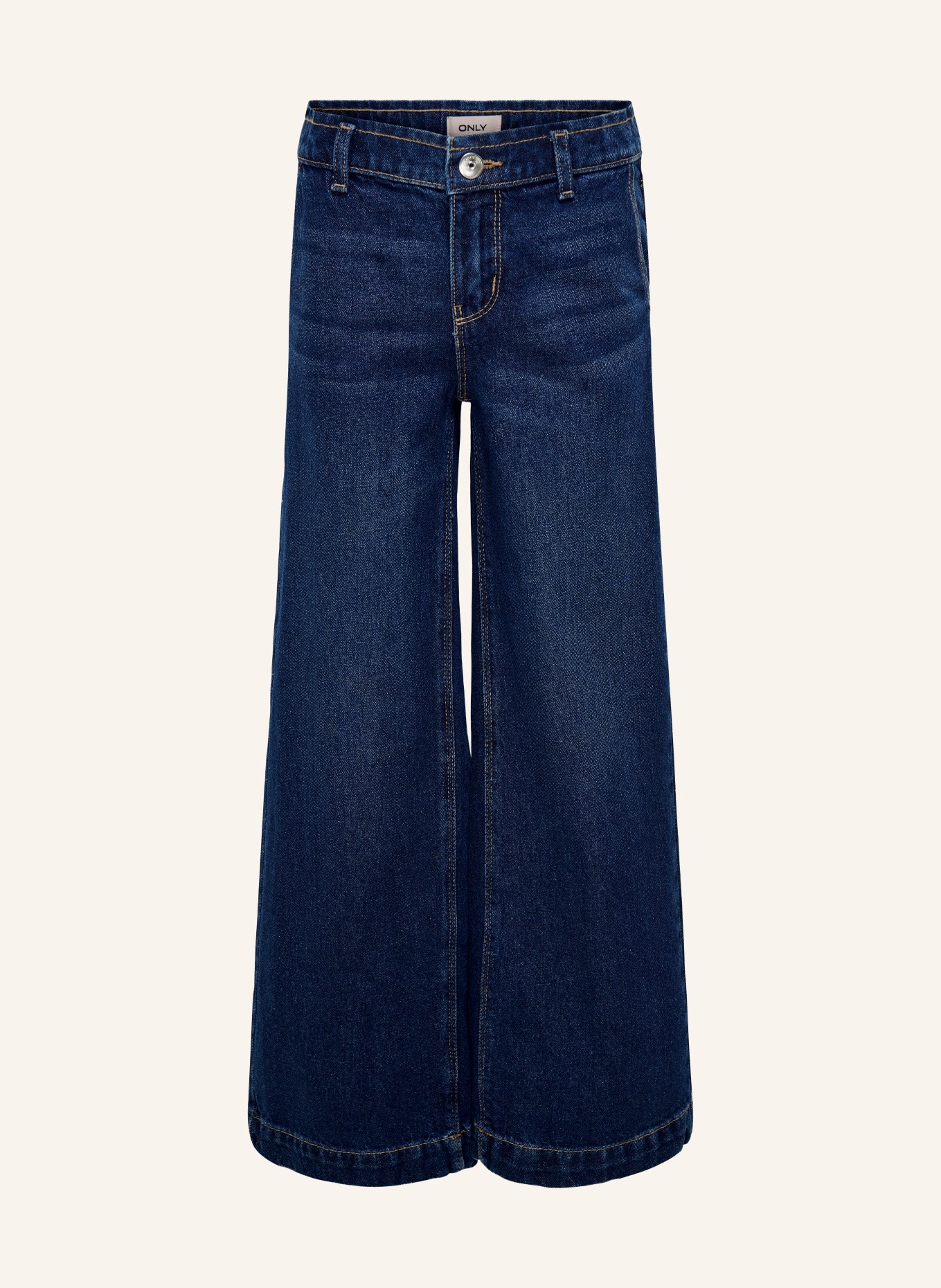 ONLY Jeans i bred pasform: DARK BLUE DENIM